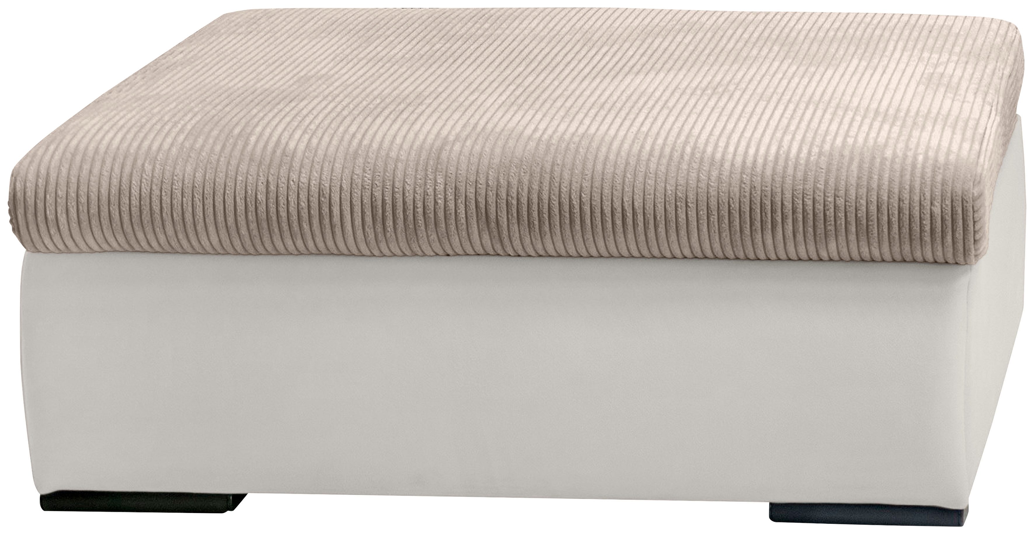 Home affaire Hocker Win met zwarte metalen poten, vrij plaatsbaar