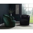 atlantic home collection draaibare fauteuil 360° vrij draaiend zwart