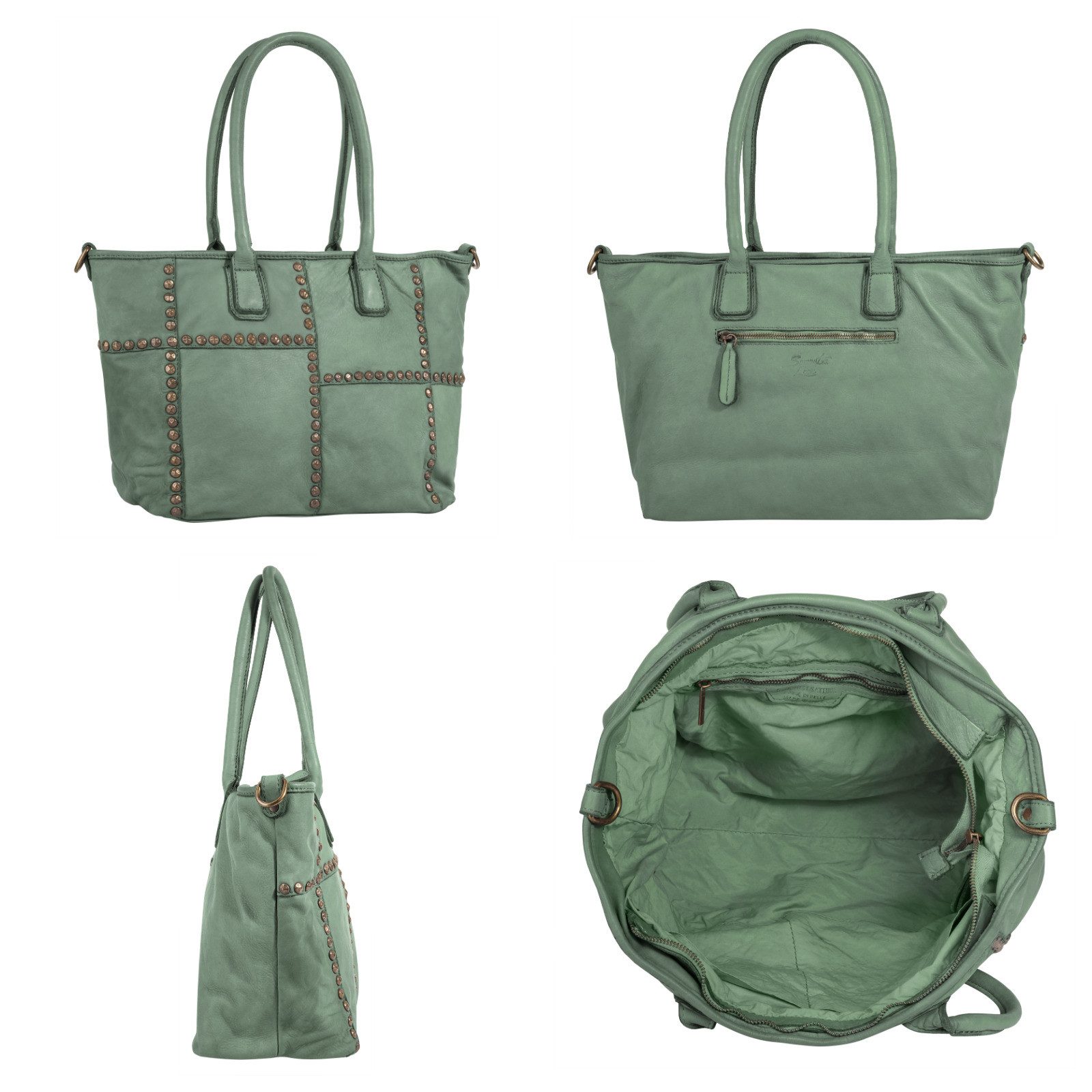 Samantha Look Shopper echt leer, made in italy