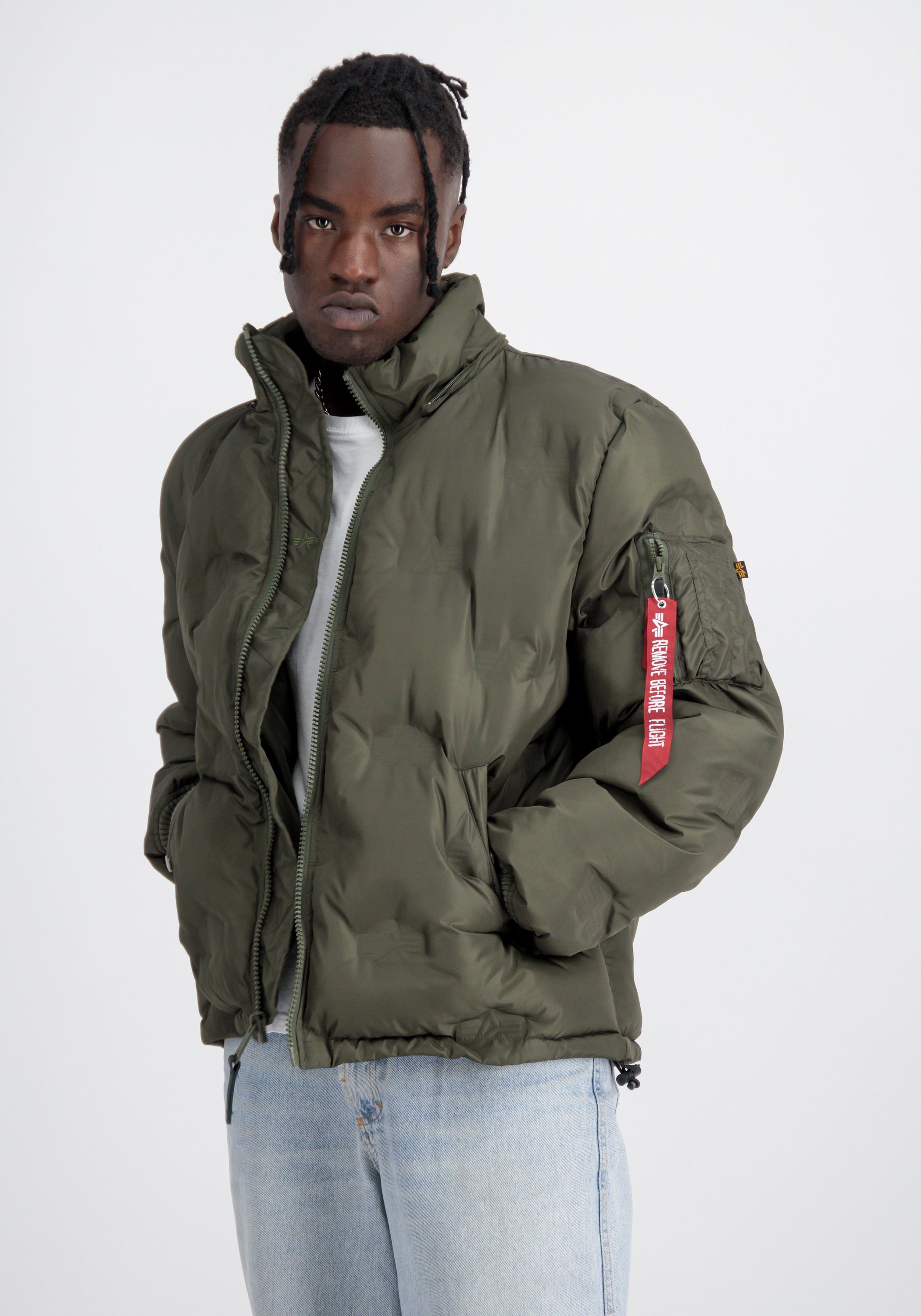 Alpha Industries Winterjack Alpha Industries Men - Cold Weather Jackets Hooded Logo Puffer