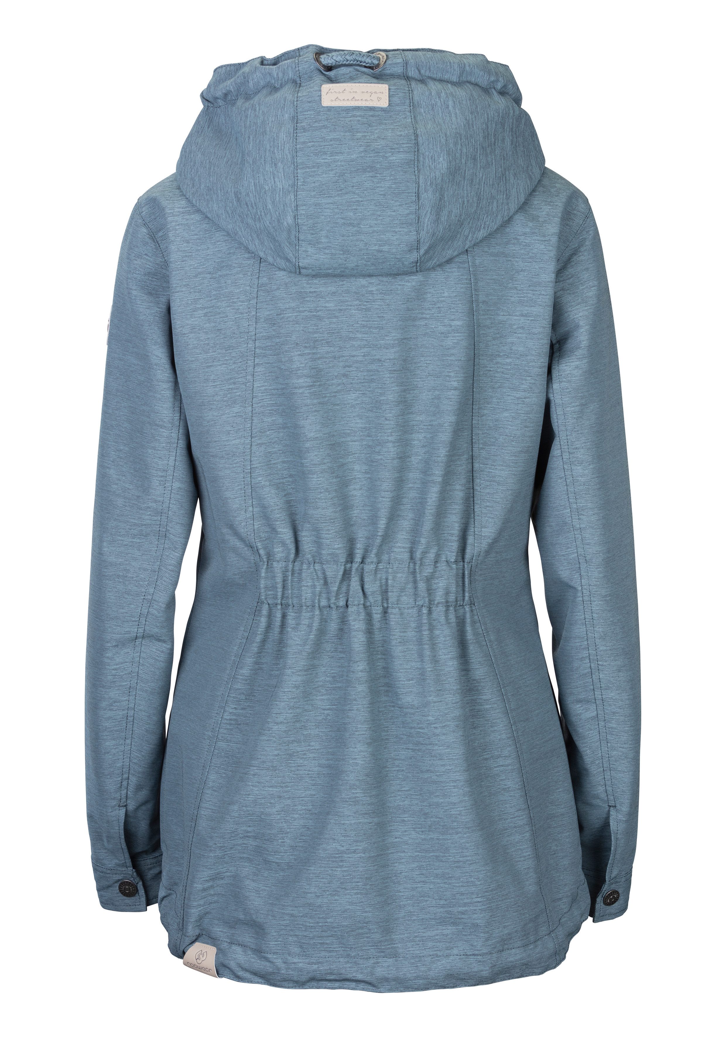 Ragwear Functioneel jack ZUZKA stijlvolle outdoorjas voor tussenseizoen water repellent coating
