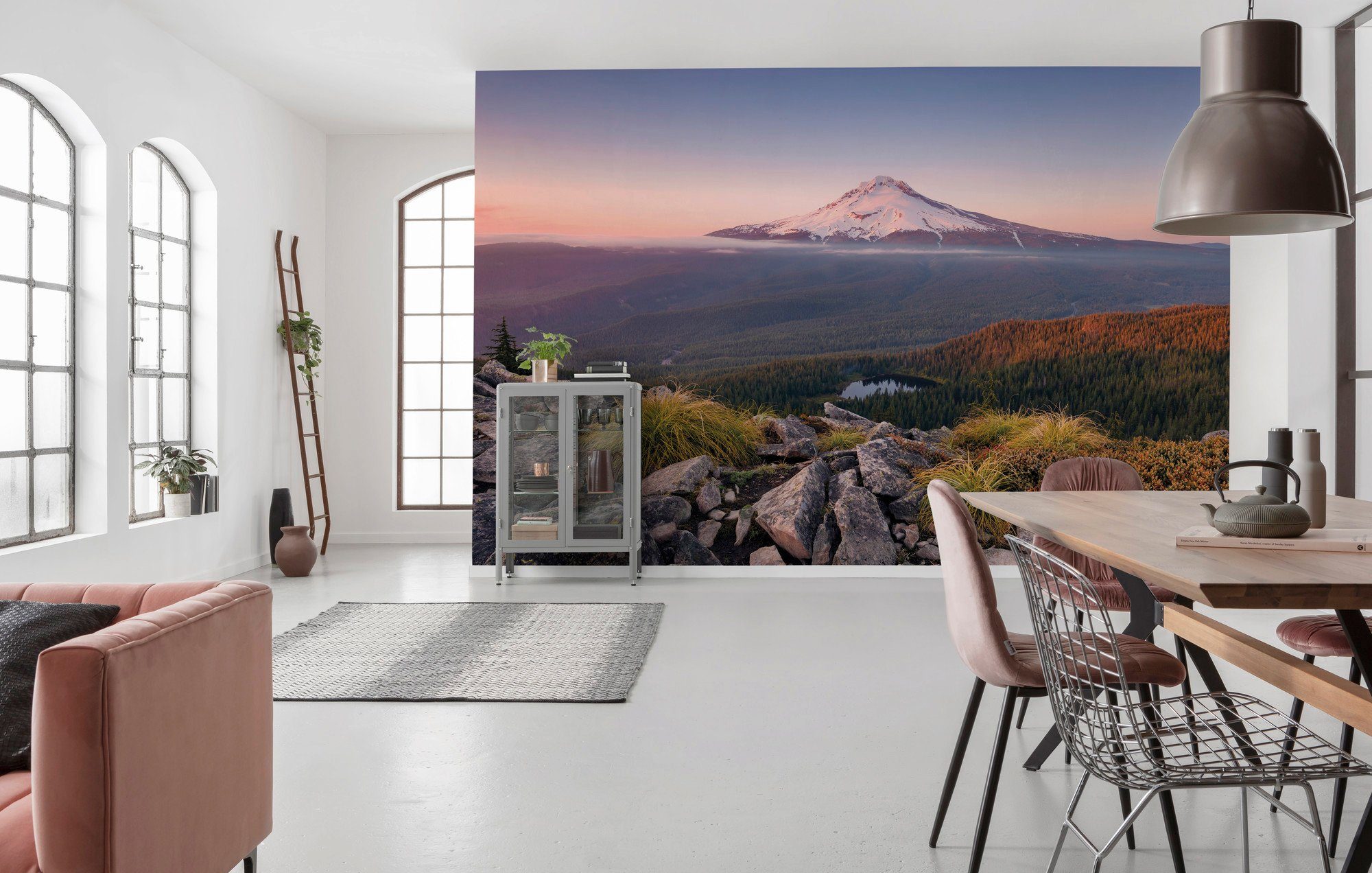 Komar Vliesbehang Digitale print vlies - Kingdom of a Mountain - Afmeting 450 x 280 cm (9 stuks)