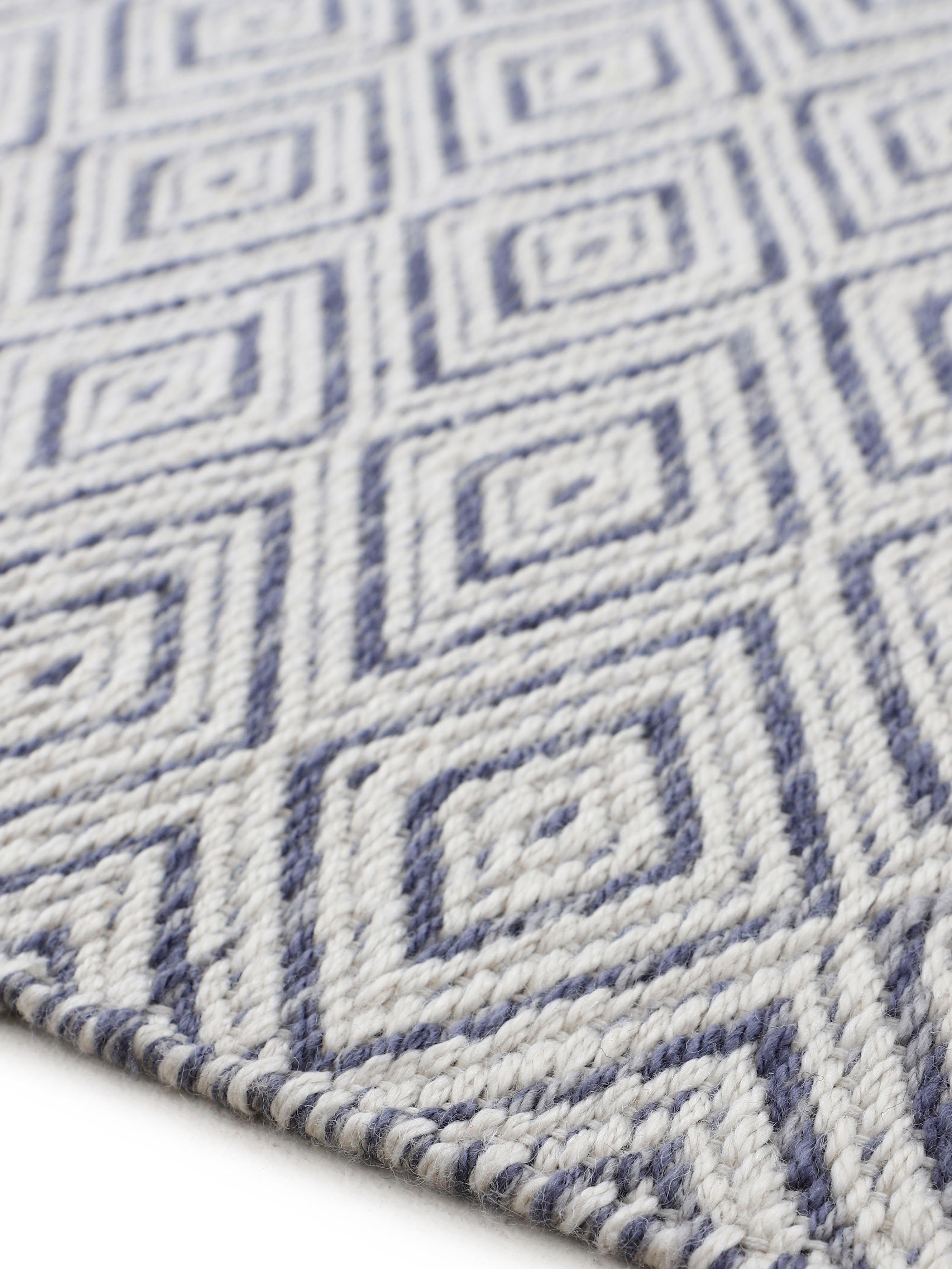 carpetfine Vloerkleed Frida 200 Omkeerbaar tapijt, 100% gerecycled materiaal (PET), vlakweefsel, sisal uitstraling