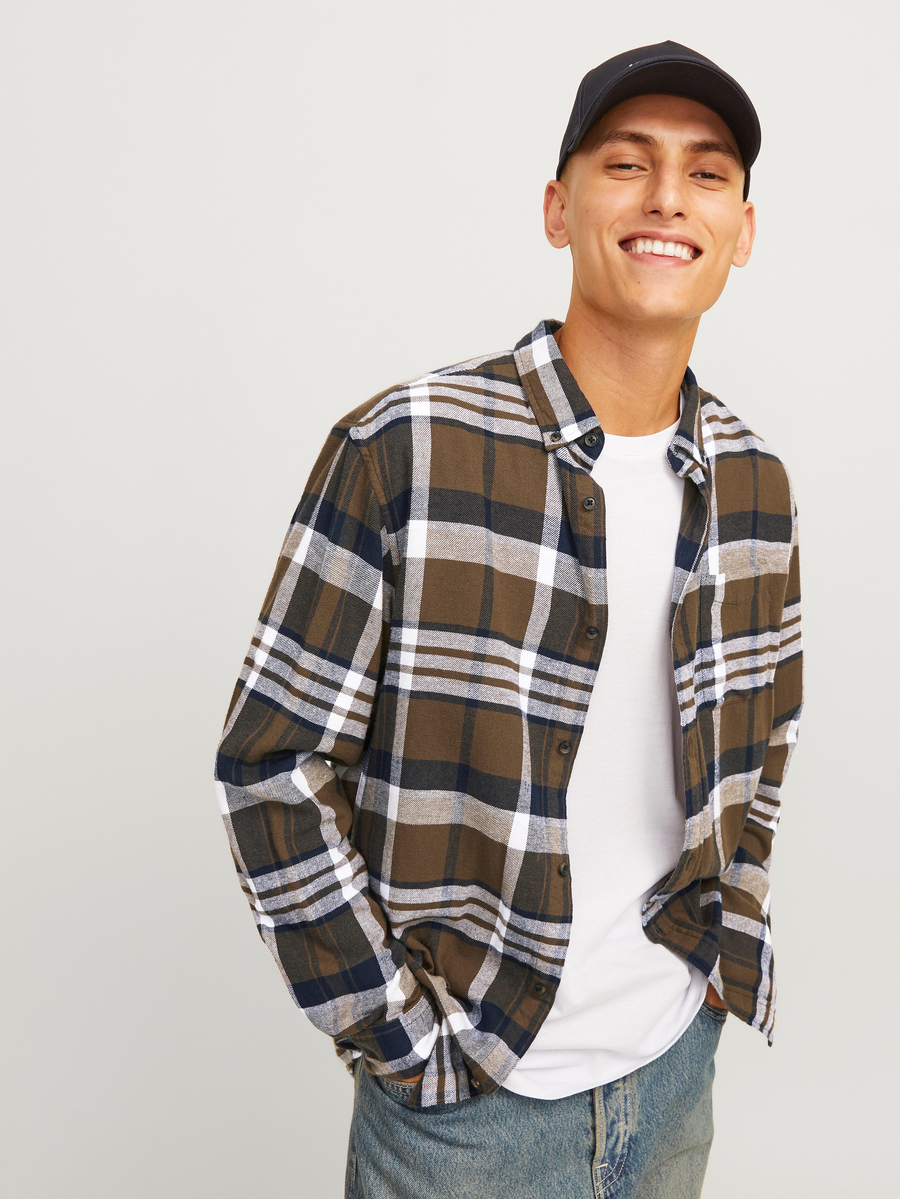 Jack & Jones Geruit overhemd JJECLASSIC AUTUMN CHECK SHIRT LS SN