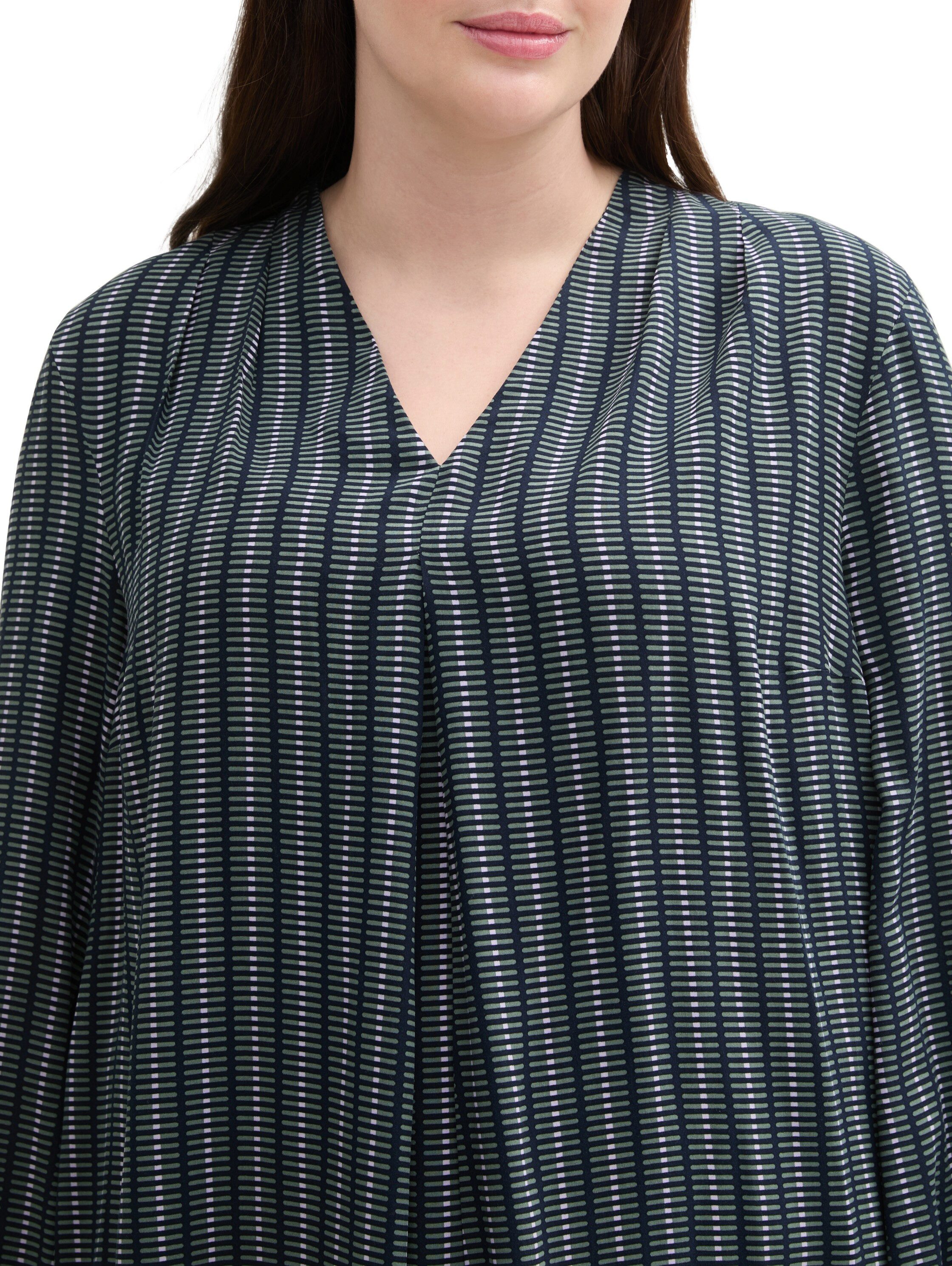 TOM TAILOR MY TRUE ME Blouse met lange mouwen met patroon