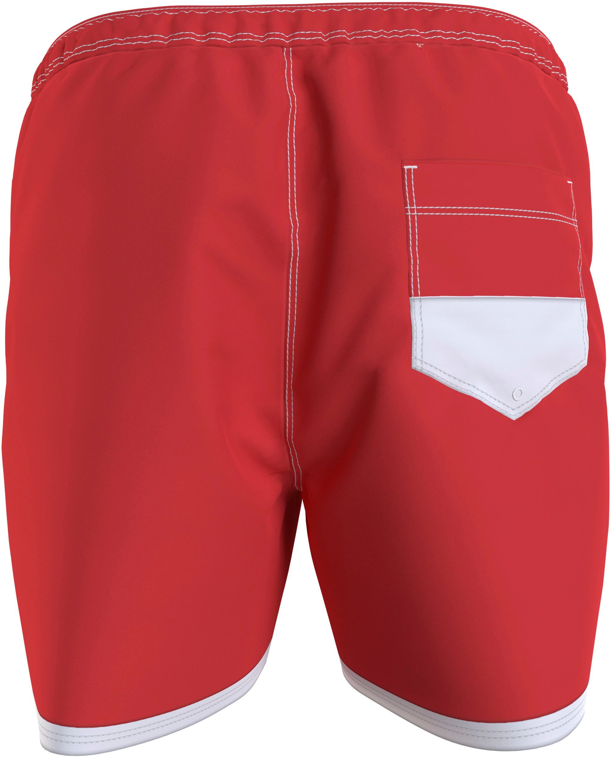 Tommy Hilfiger Swimwear Zwemshort SF MEDIUM DRAWSTRING met contrastkleurige details