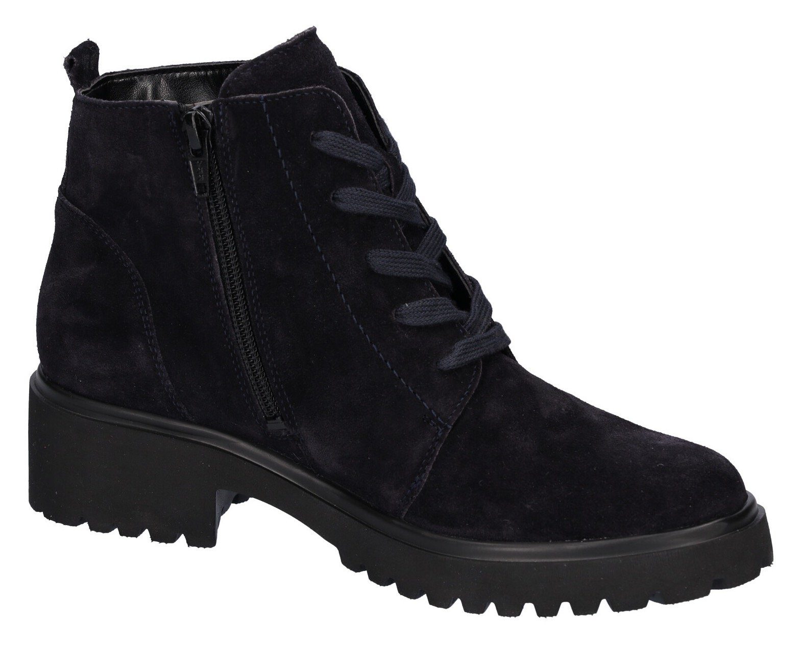 Waldläufer Hoge veterschoenen H-LUISE enkellaars, blokhak, in comfortabele schoenwijdte g (= breed)