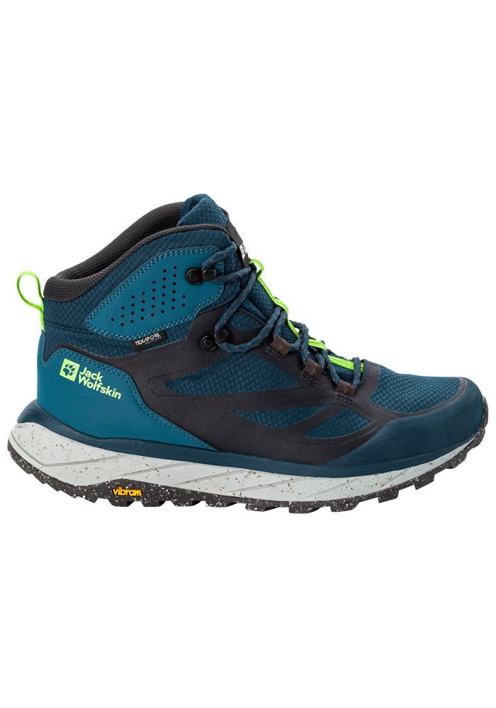 Jack Wolfskin Wandelschoenen TERRAVENTURE TEXAPORE MID M heren wandel & trekkingschoenen maat 39,5 EU blauw