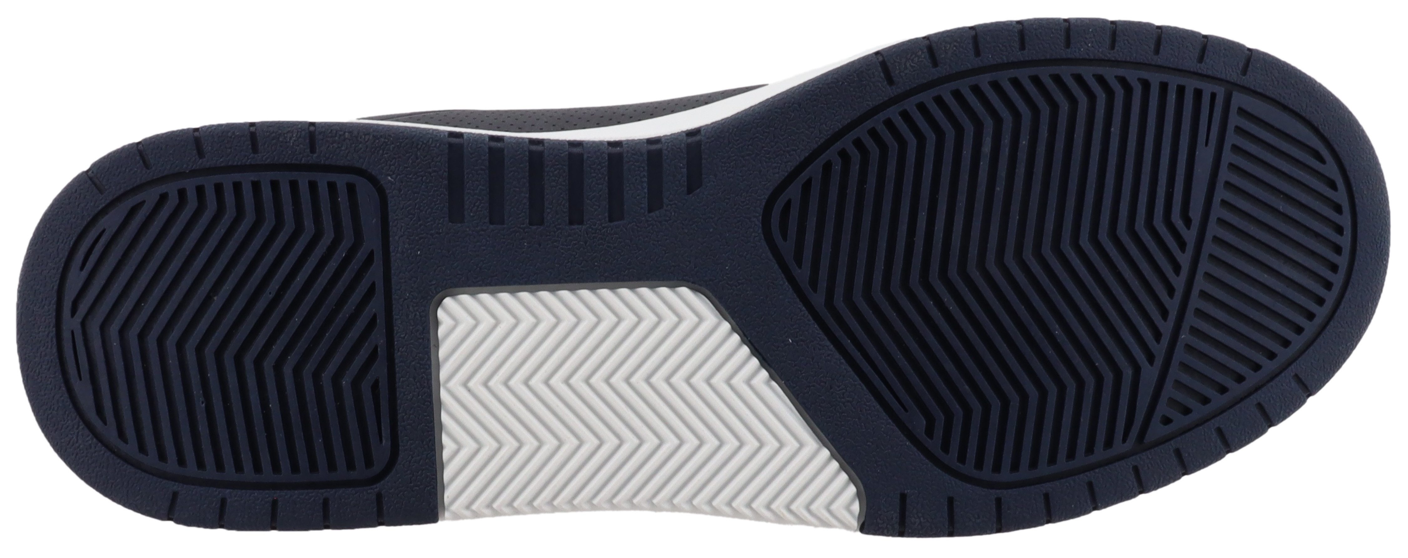 Tom Tailor Plateausneakers , vrijetijdsschoen, lage schoen, veterschoen met perforatie
