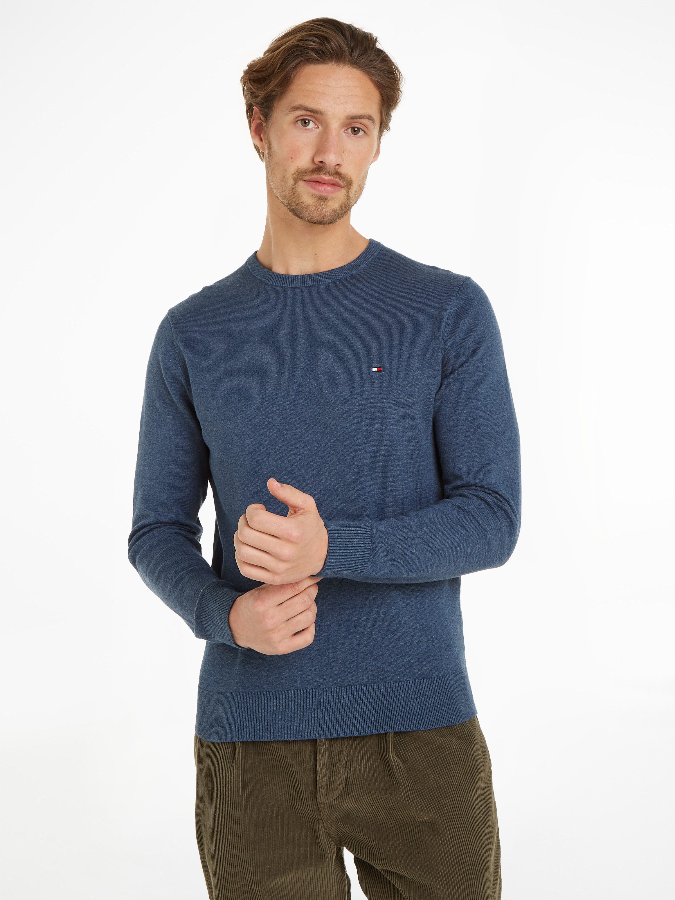 Tommy Hilfiger Trui met ronde hals ESSENTIAL COTTON CREW NECK