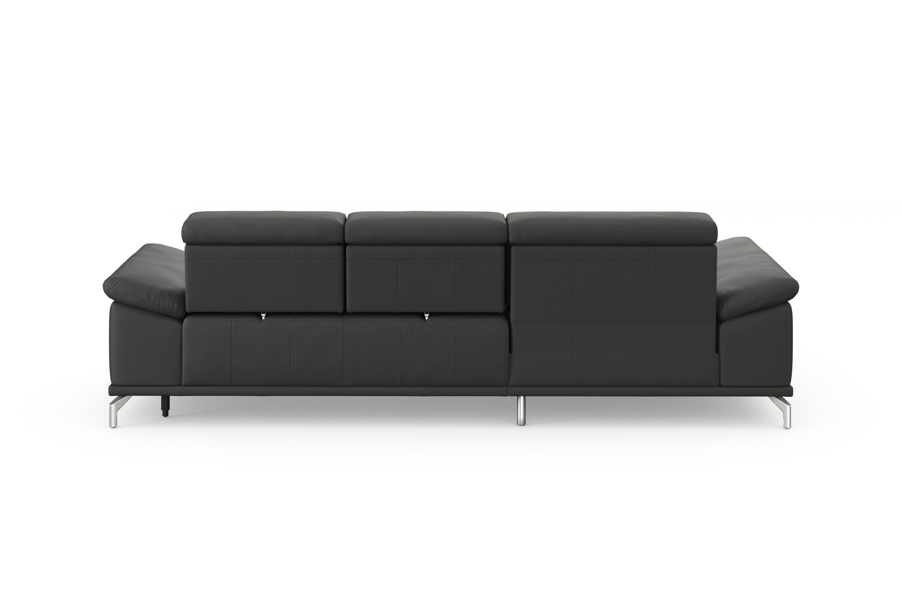 sit&more Hoekbank Cabrio L-vorm, met zitdiepteverstelling, arm- en hoofdsteunverstelling