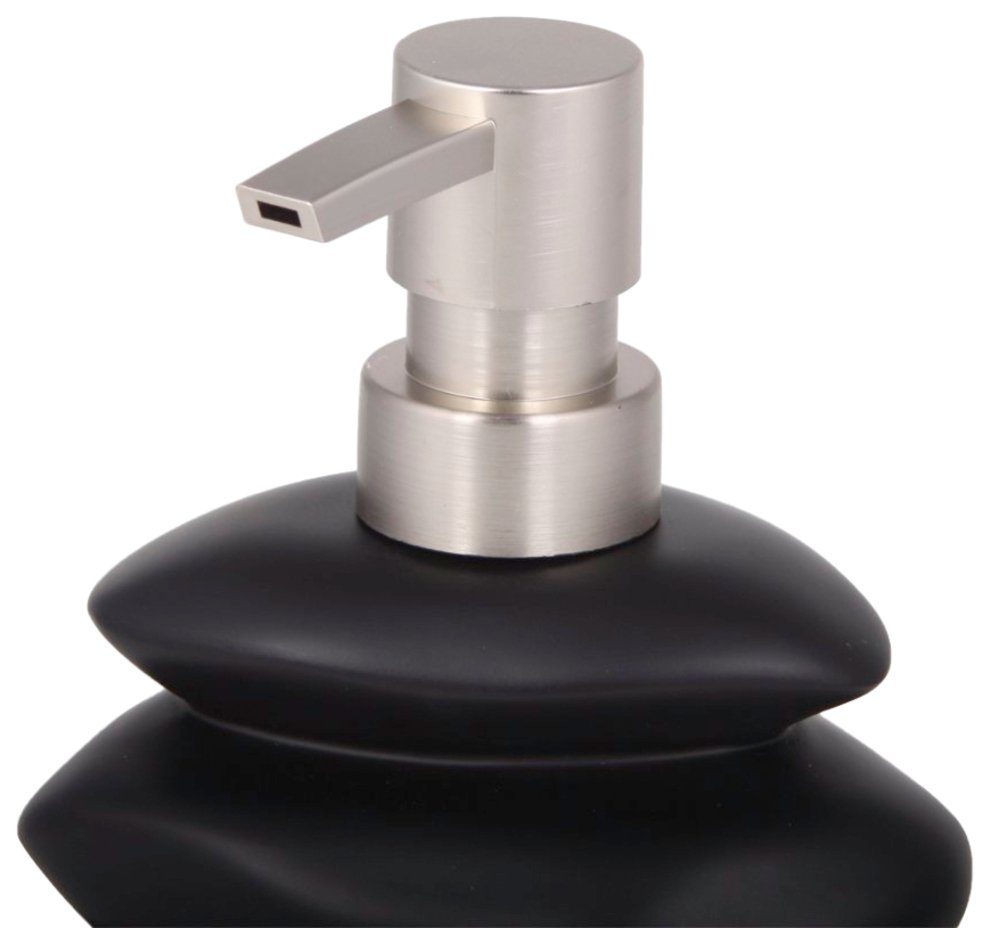 Sanilo Set badkameraccessoires Harmony bestaand uit zeepdispenser en toiletborstel, zijdemat (combi-set, 2-delig)
