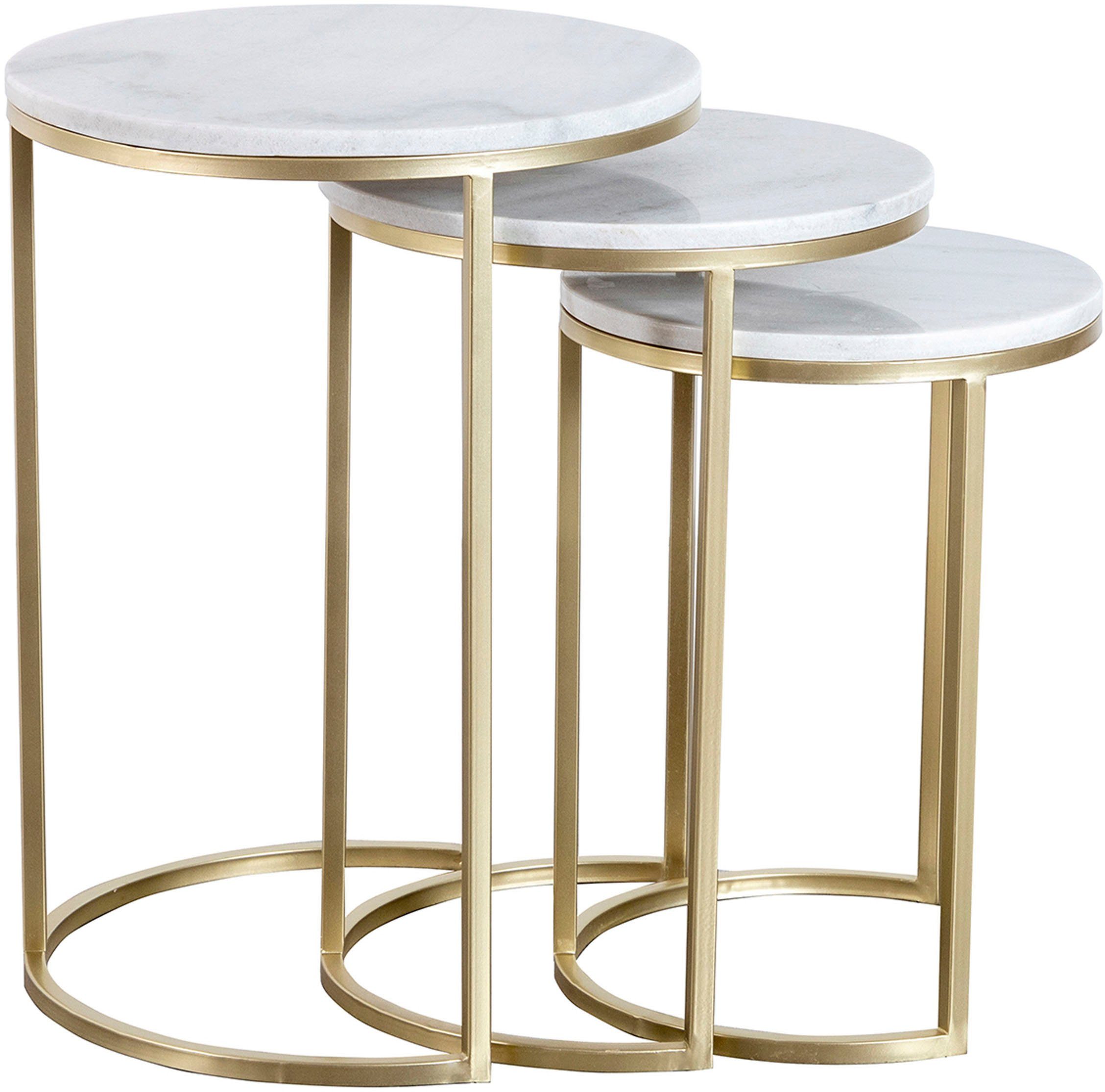 Kayoom Bijzettafel Tria 125 3-delige set, fascinerend en verfrissend (set, 3 stuks)