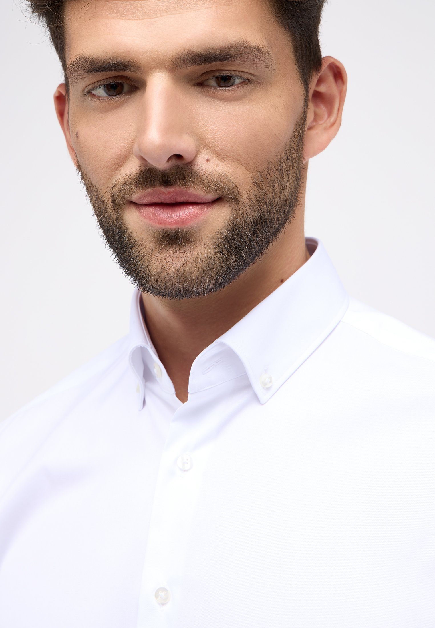 Eterna Overhemd met lange mouwen MODERN FIT NON IRON (strijkvrij)