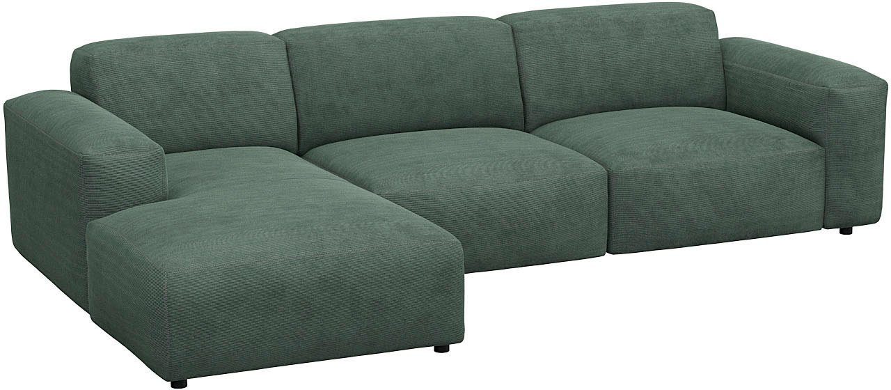 FLEXLUX Hoekbank Lucera comfortabel en comfortabel door hoogwaardige zitconstructie, L-vorm