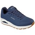 skechers sneakers uno met air cooled memory foam blauw