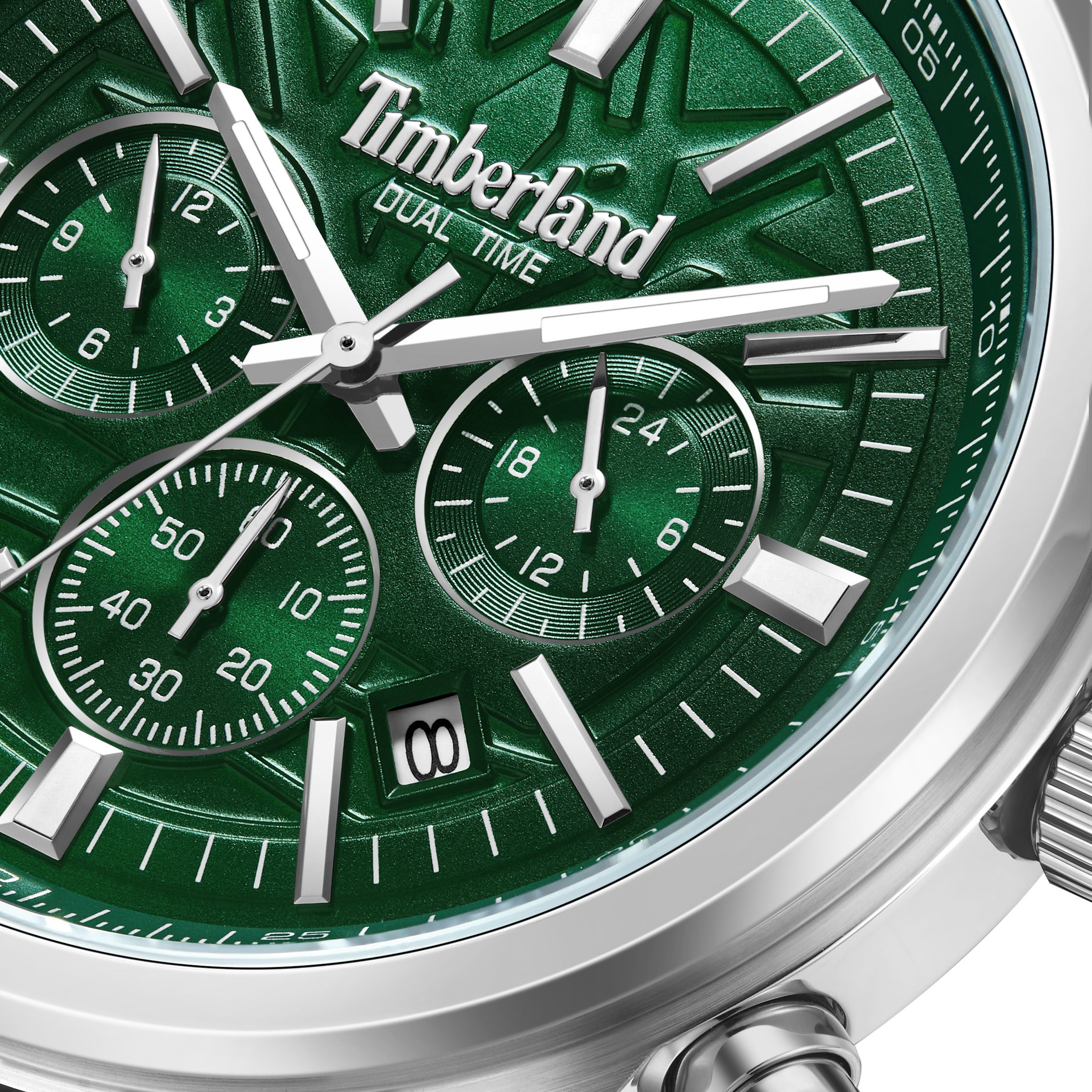 Timberland Chronograaf NORTHBRIDGE Quartzhorloge, horloge, herrenuur, leren band, stopwatchfunctie, datum