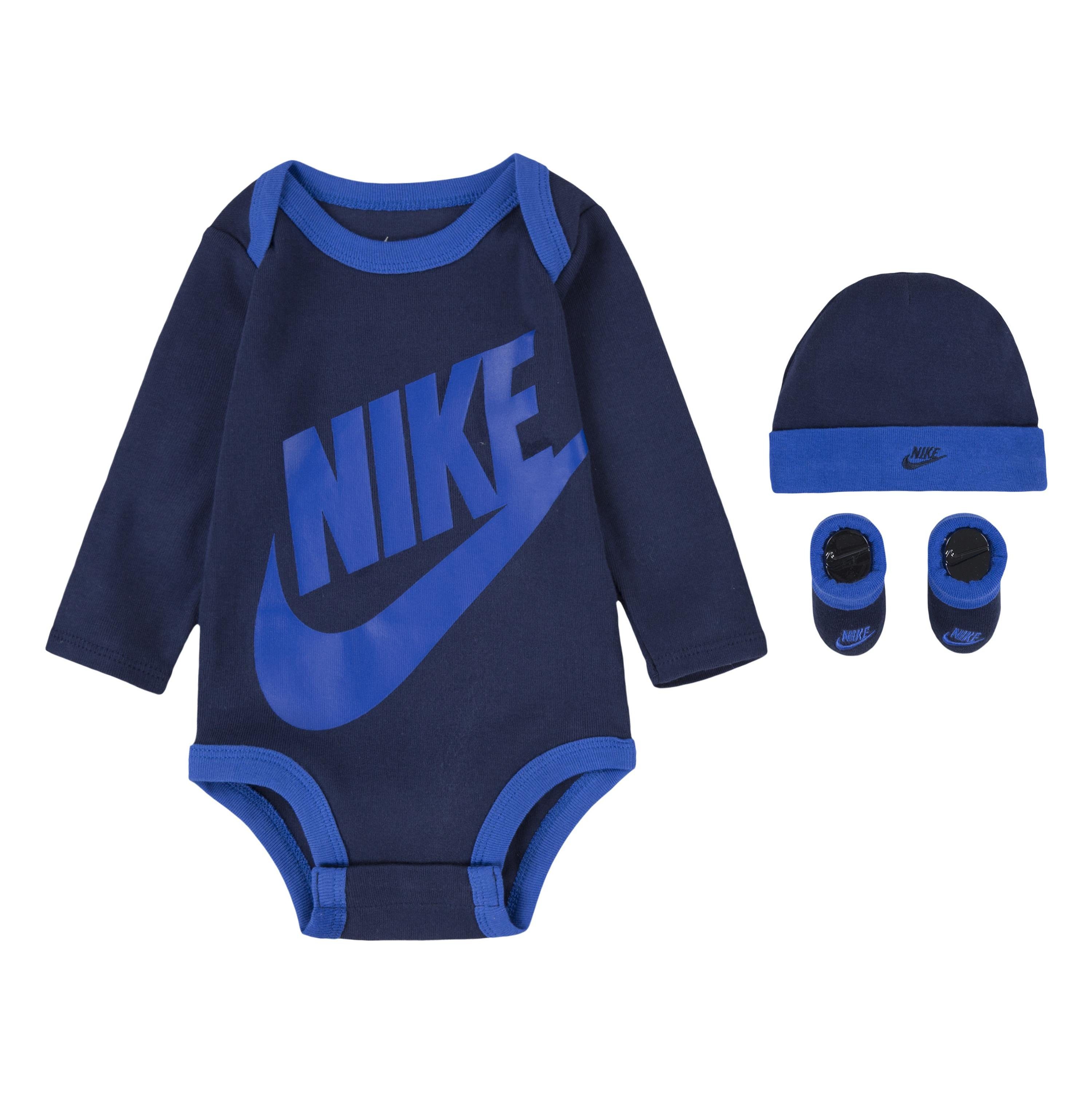 Nike Sportswear Babyuitzet FUTURA LOGO LS HAT / BODYSUIT / BOO (set, 3-delig)