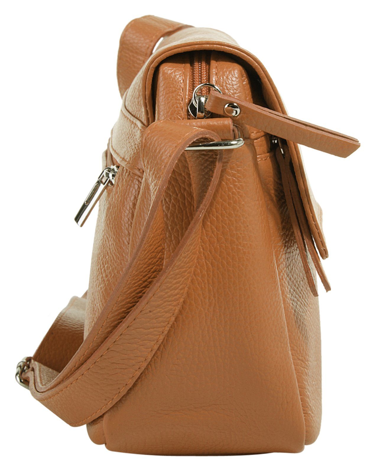 Samantha Look Schoudertas echt leer, made in italy