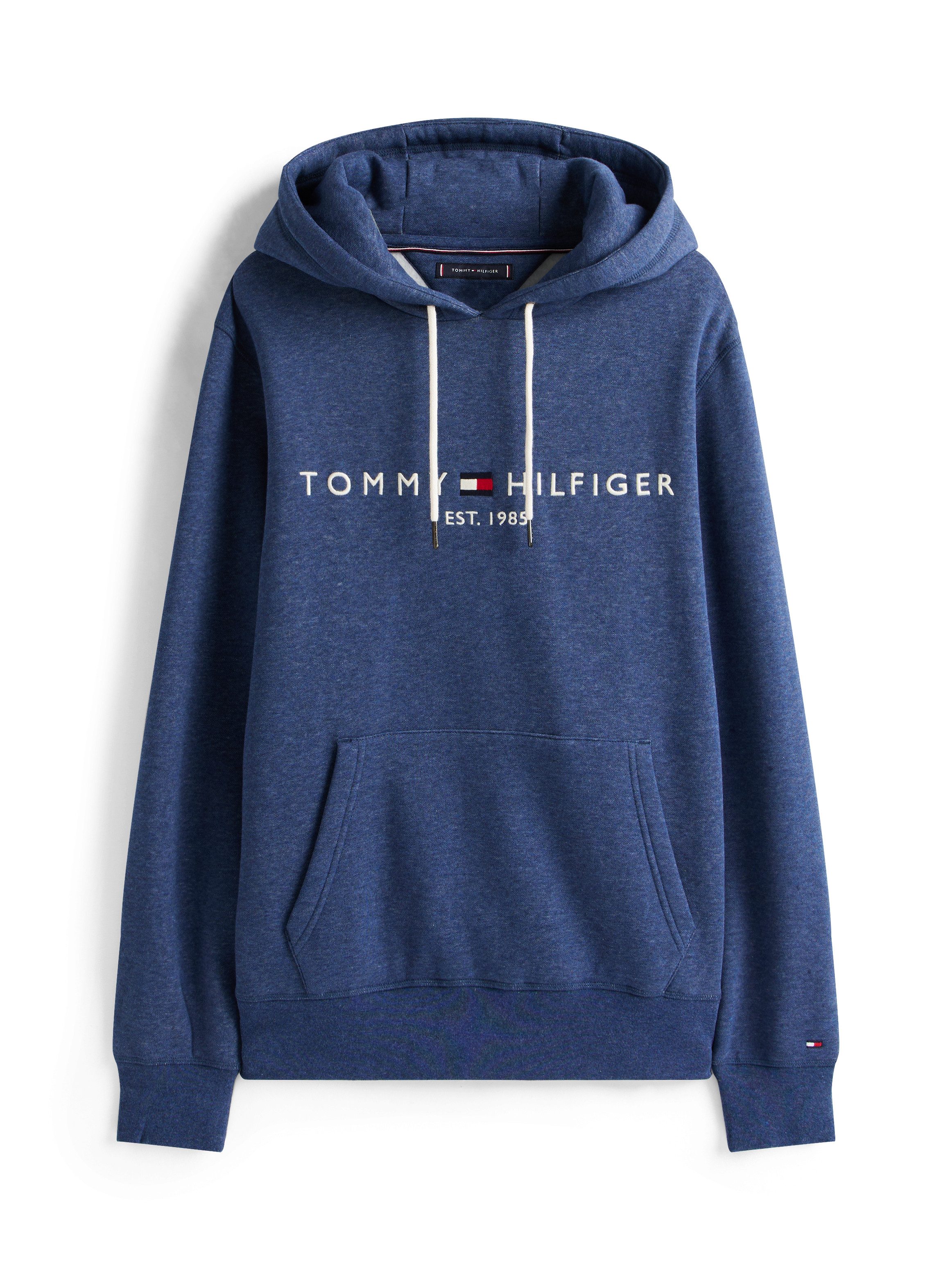 Tommy Hilfiger Hoodie TOMMY LOGO HOODY met capuchon en kangoeroezak
