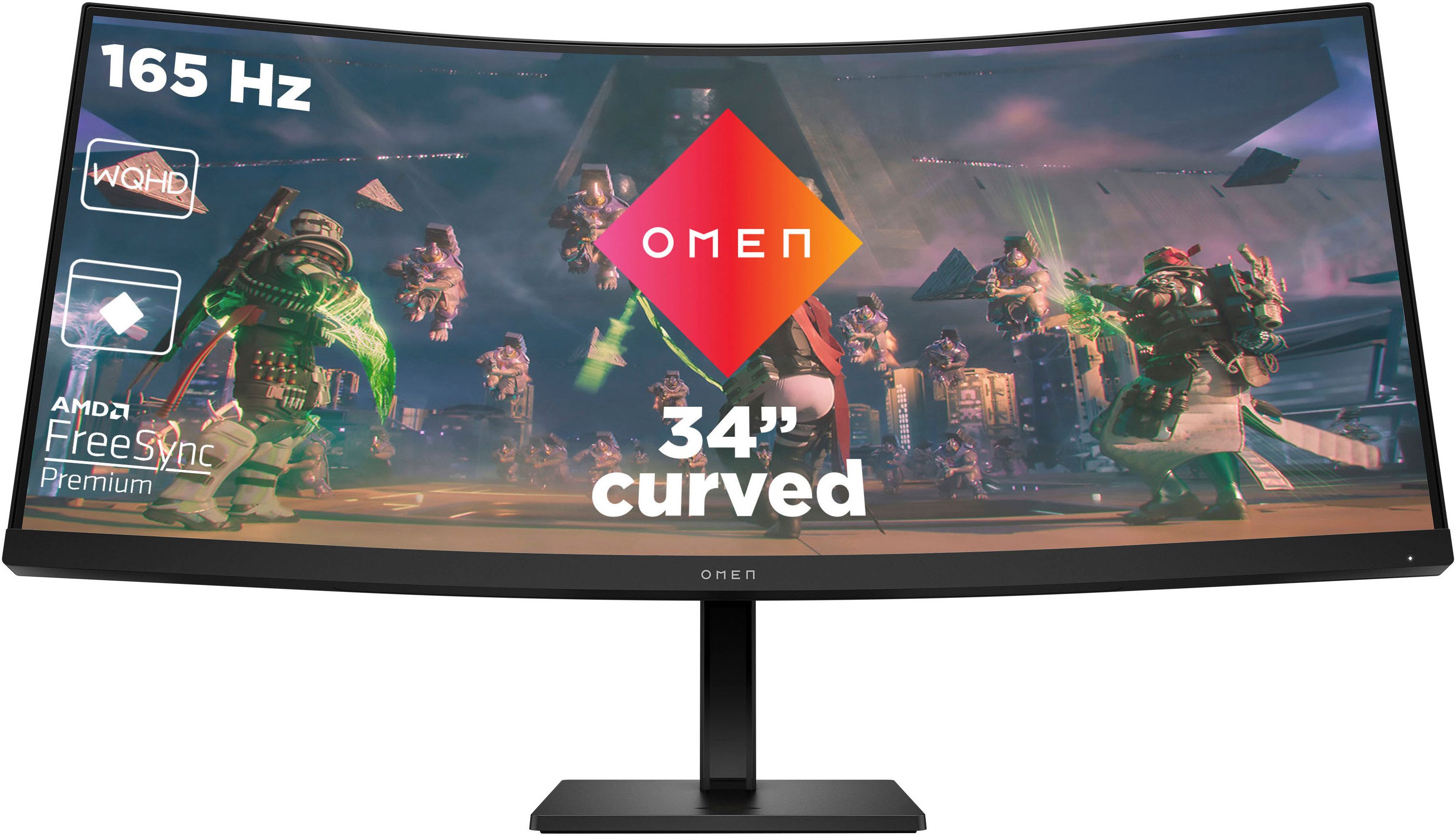 HP Curved-gaming-monitor OMEN 34c (HSD-0159-A), 86,4 cm / 34", WQHD