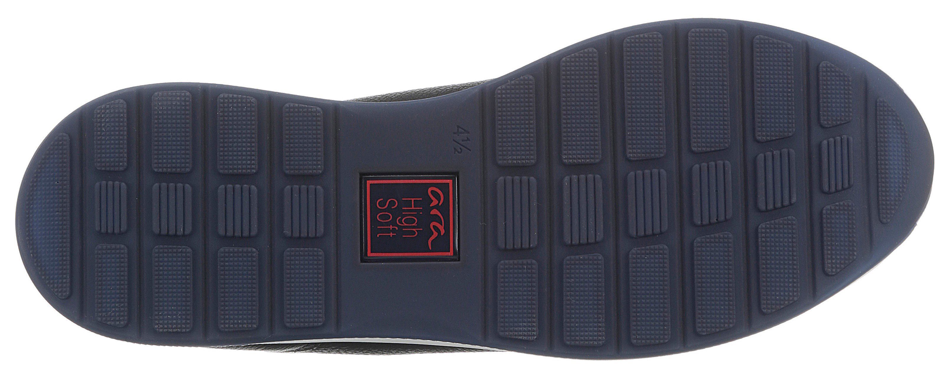 Ara Sneakers OSAKA met rits, h-breedte, vrijetijdsschoen, lage schoen, veterschoen