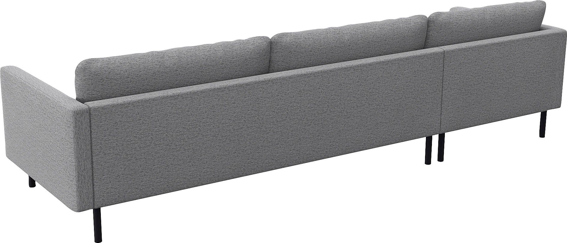 FLEXLUX Hoekbank Bolzano, elegant en comfortabel, L-vorm Zitting van koudschuim & stalen vering, losse zit- en rugkussens