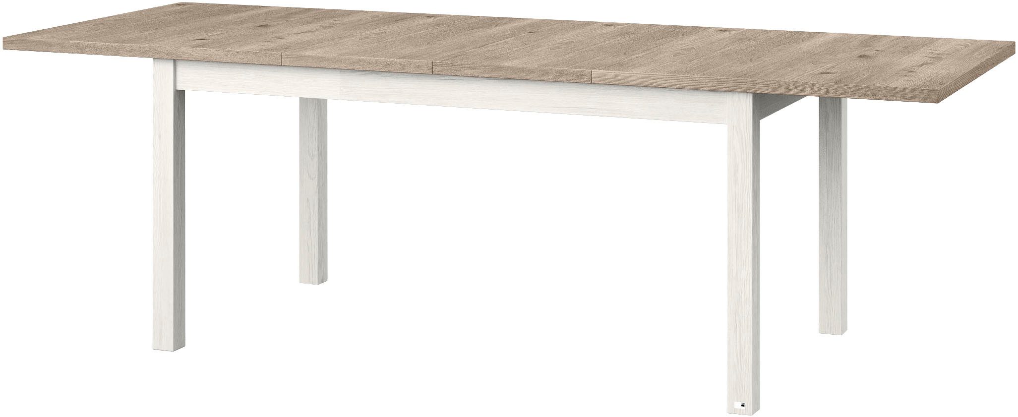 set one by Musterring Eettafel York Type 68, met uitschuifbare tafelblad, 3 kleuren, afmetingen 160-240 x 90 cm