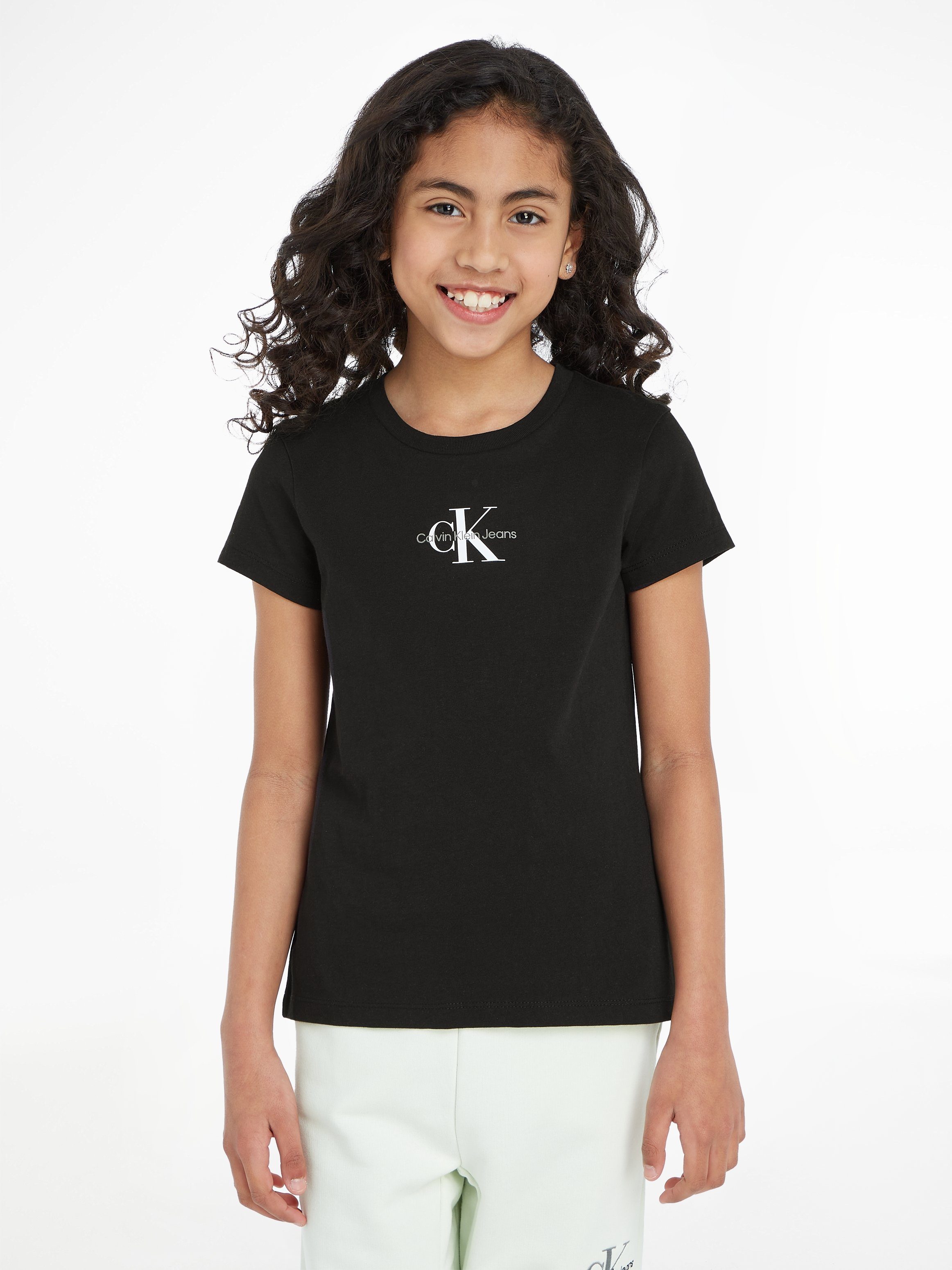 Calvin Klein T-shirt MICRO MONOGRAM TOP voor kinderen tot 16 jaar