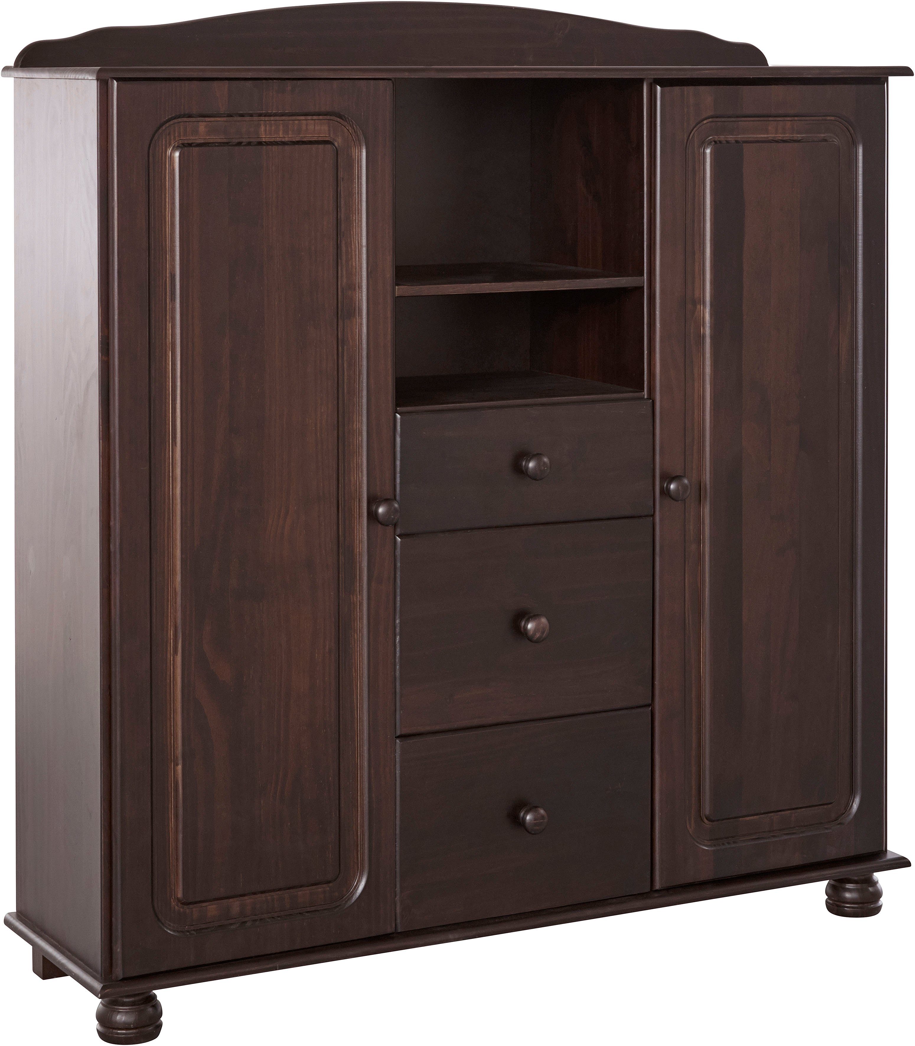 Home affaire Highboard Mette Opbergkast met 3 lades en verstelbare planken