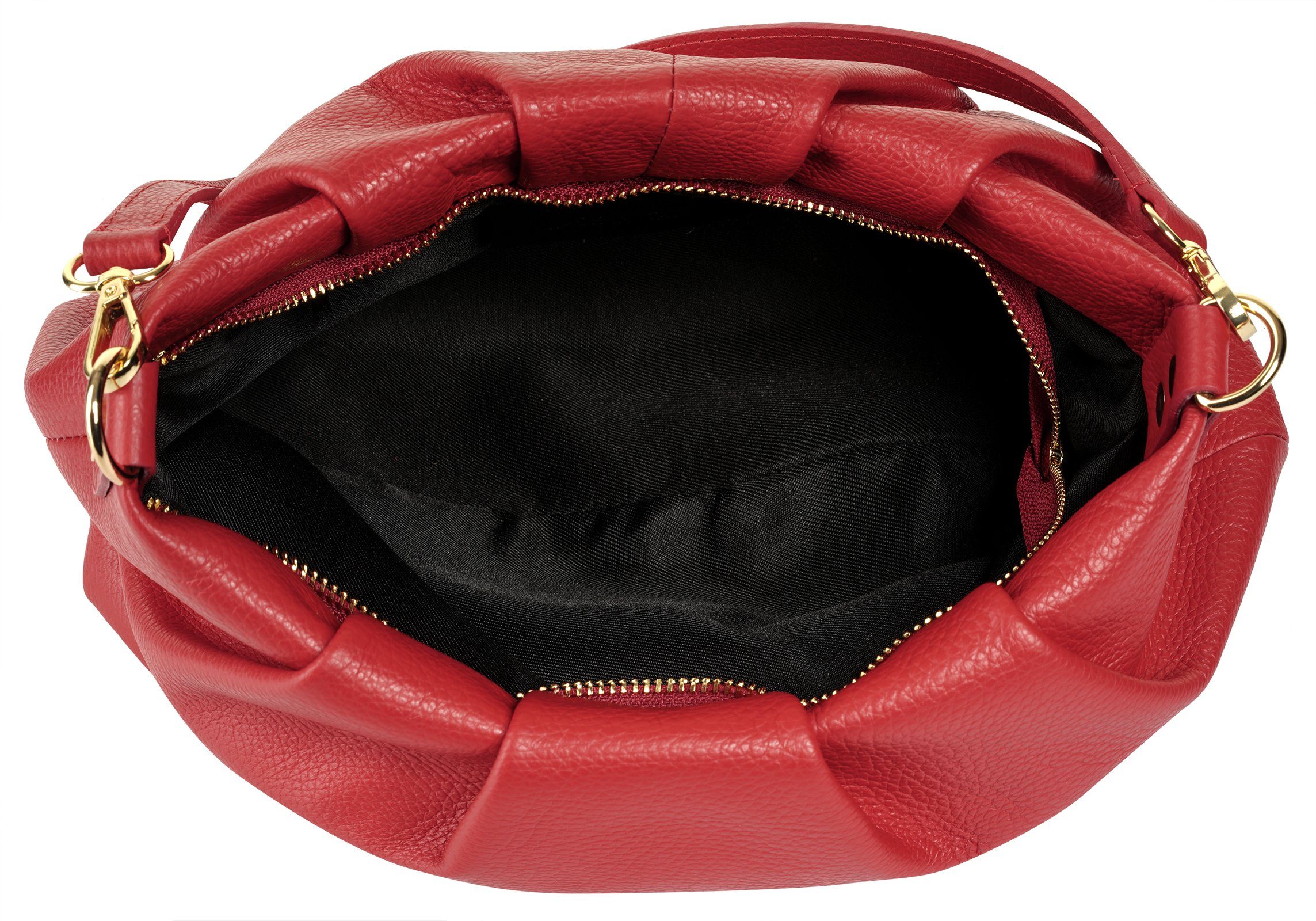 Samantha Look Schoudertas echt leer, made in italy