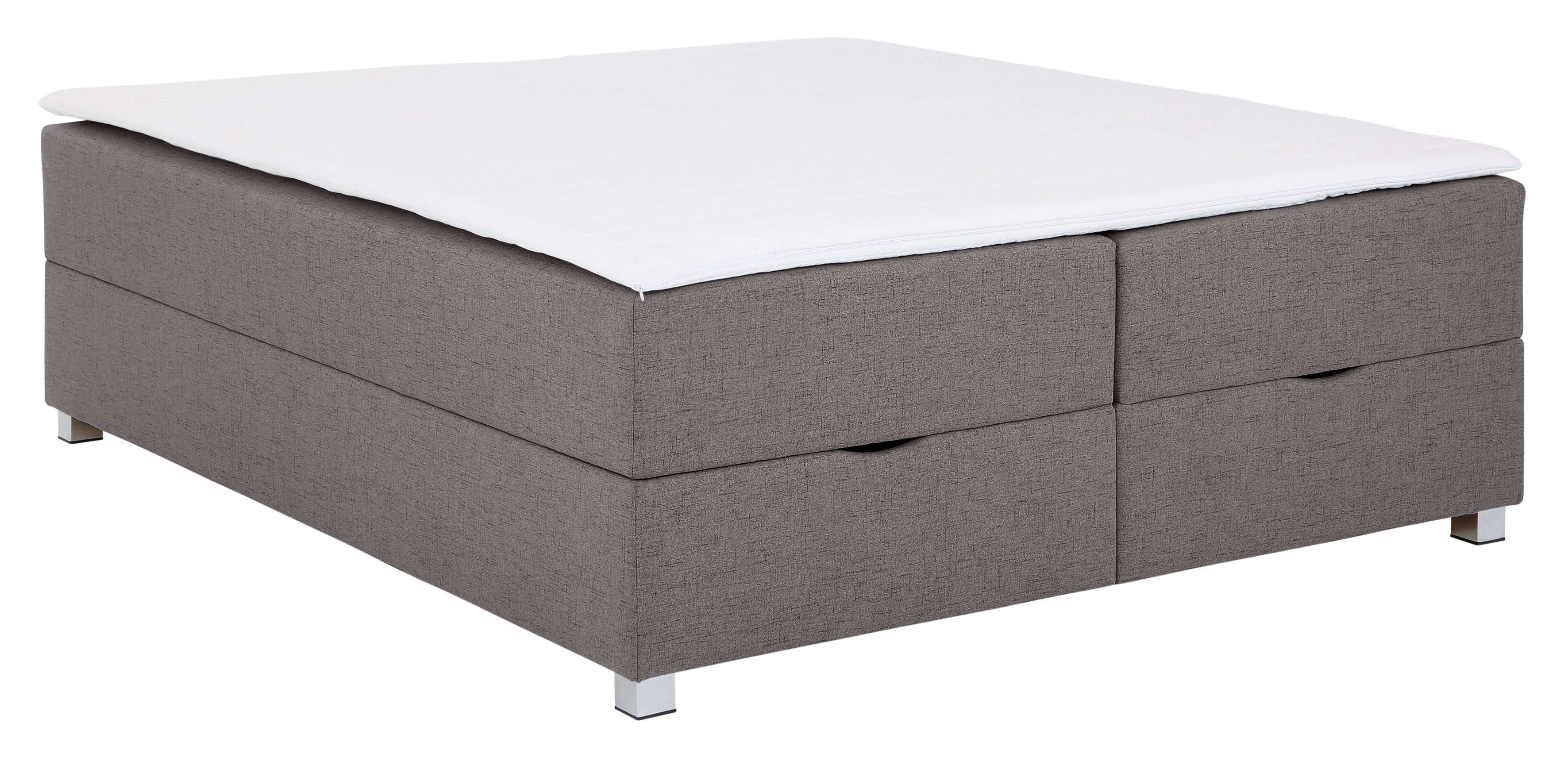 INOSIGN Boxspring Alexis zonder hoofdbord - ideaal voor ruimtes met schuine plafonds, in 4 breedten