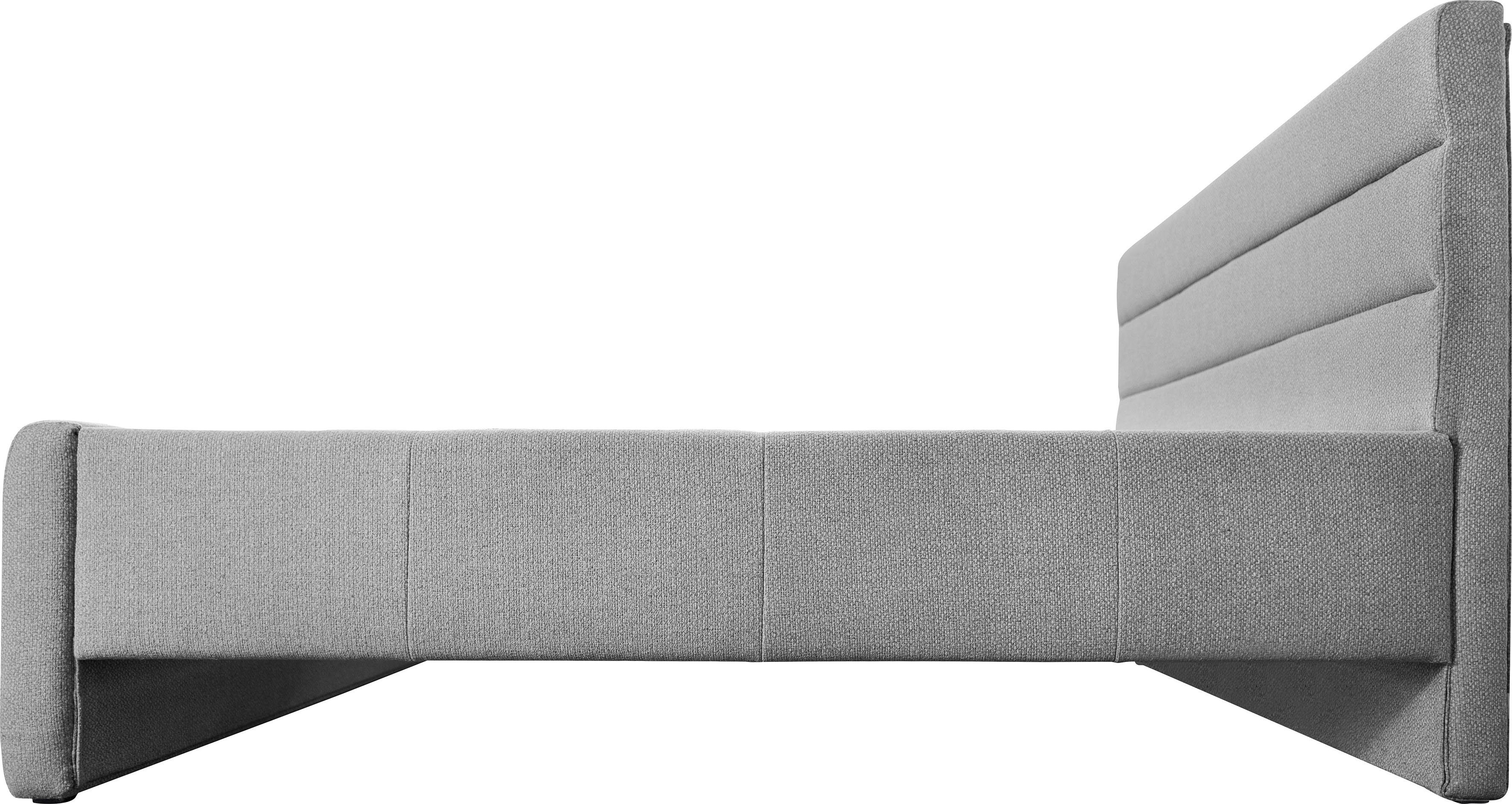 OTTO products Gestoffeerd bed Merrit Dwarsnaad in het hoofd- en voetbord, in 5 breedten, ook in 220 cm lang