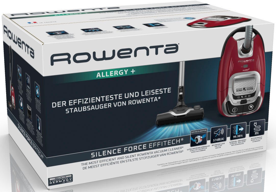 Rowenta Stofzuiger Silence Force Effitech, duurzame EffiTech-motor, sterke zuigkracht
