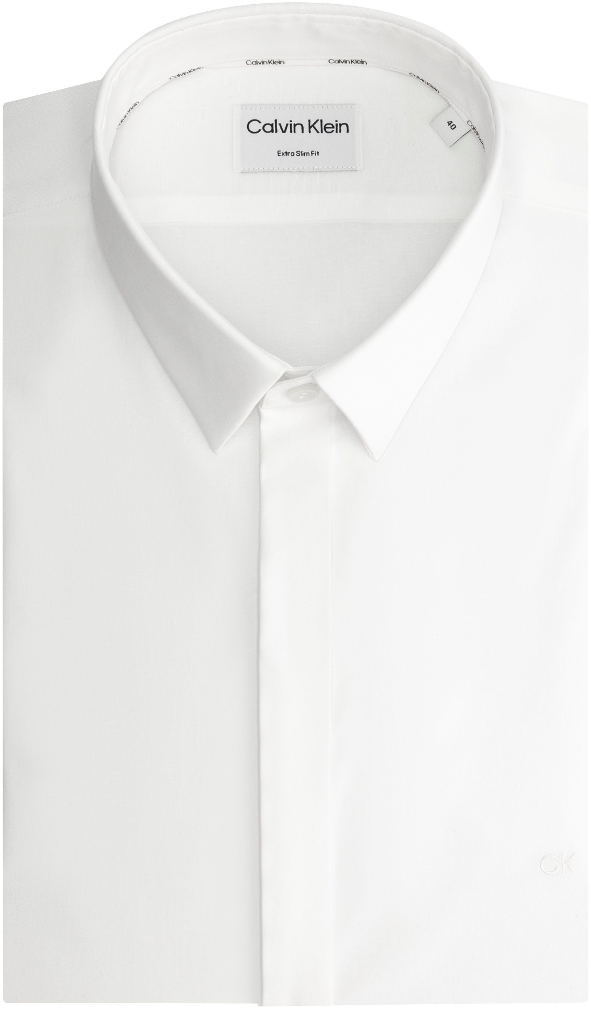 Calvin Klein Overhemd met lange mouwen POPLIN HP EXTRA SLIM SHIRT