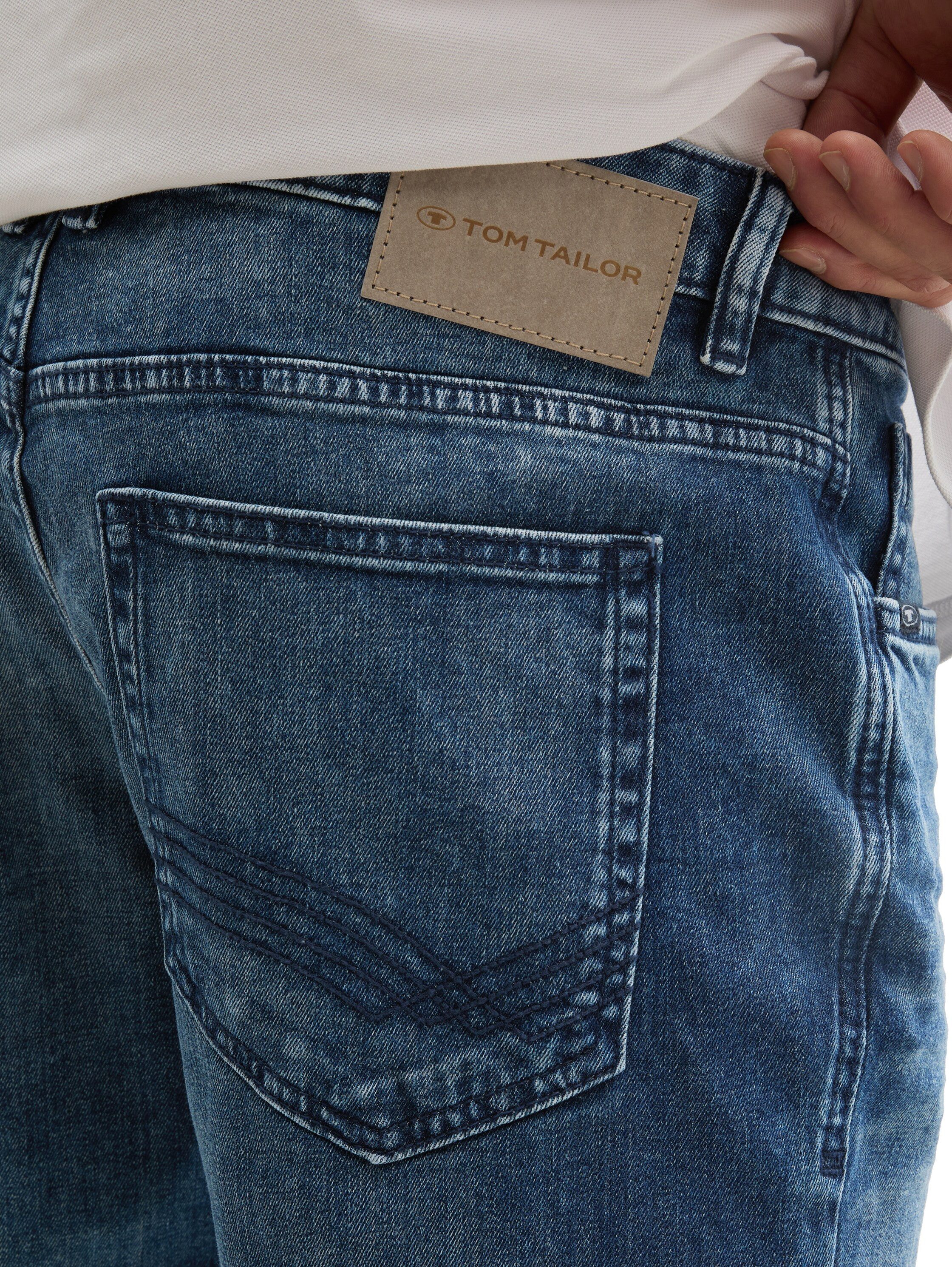 Tom Tailor Straight jeans Marvin in five-pocketsstijl