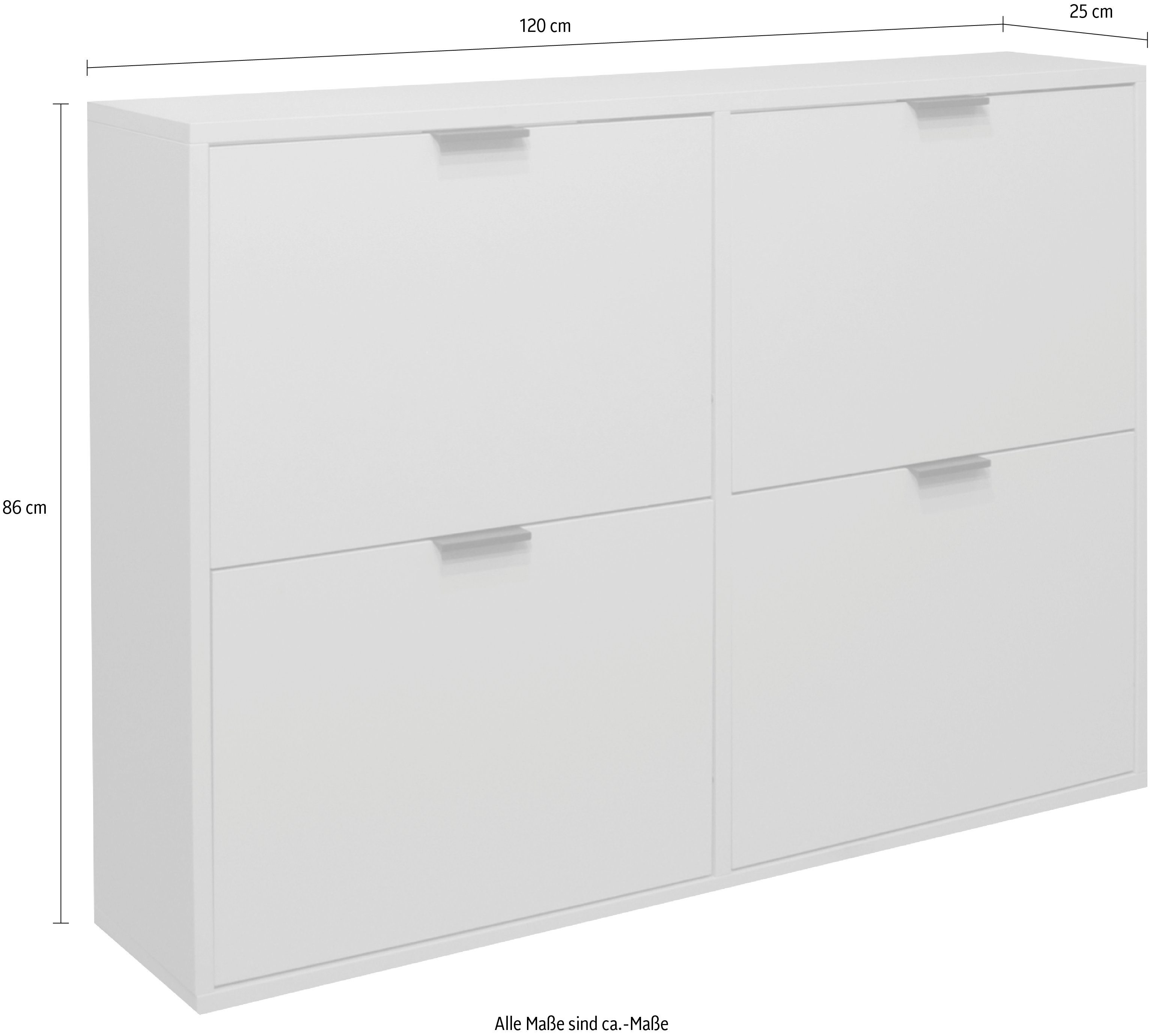 Mäusbacher Schoenenkast Bonnie Breedte 120 cm hangend en staand te monteren.