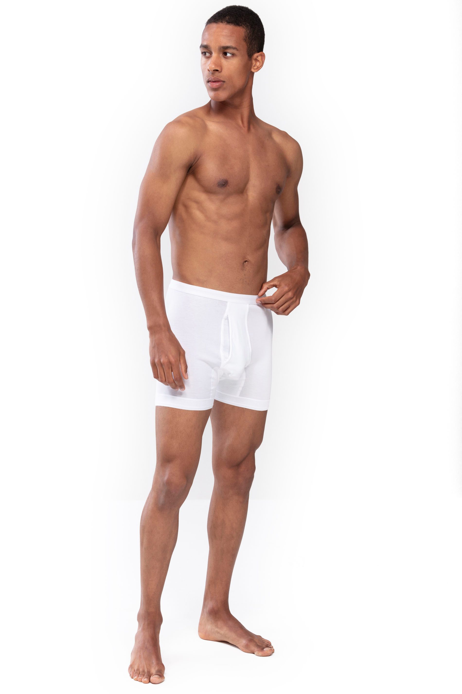 Mey Lange boxershort SERIE NOBLESSE Opgestikte webband, super zacht (Set van 2)