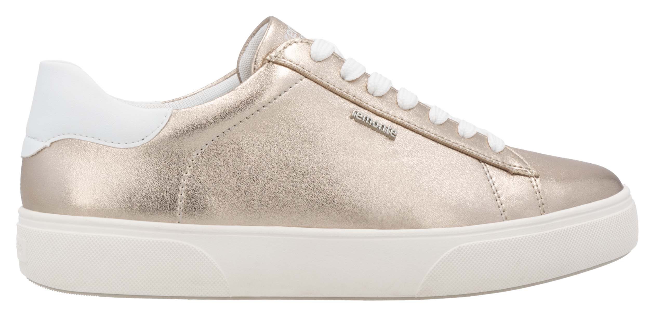Remonte Plateausneakers , veterschoen, vrijetijdsschoen, lage schoen met contrastafwerking