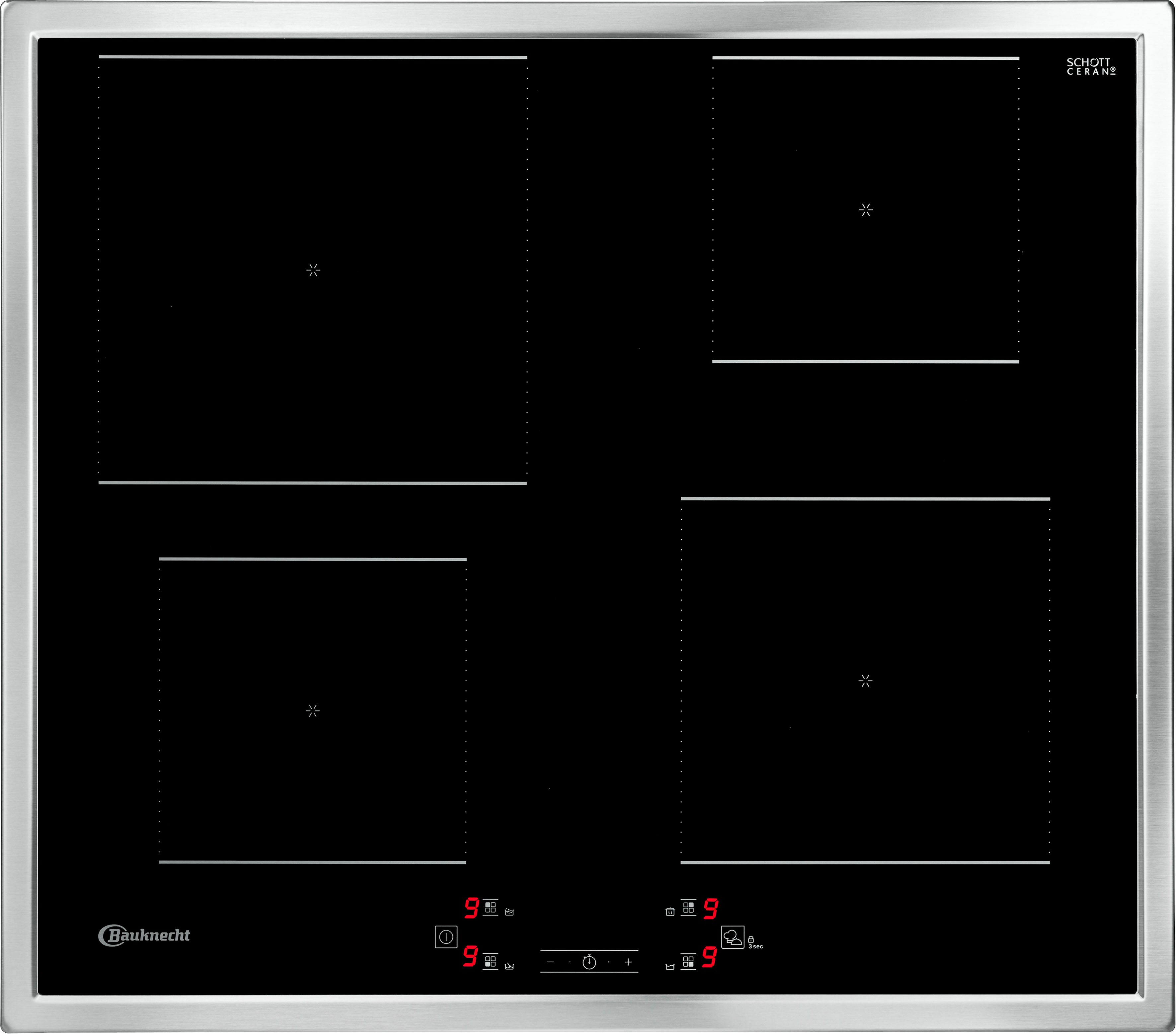 BAUKNECHT Inductiekookplaat van SCHOTT CERAN® BQ 2760S FT