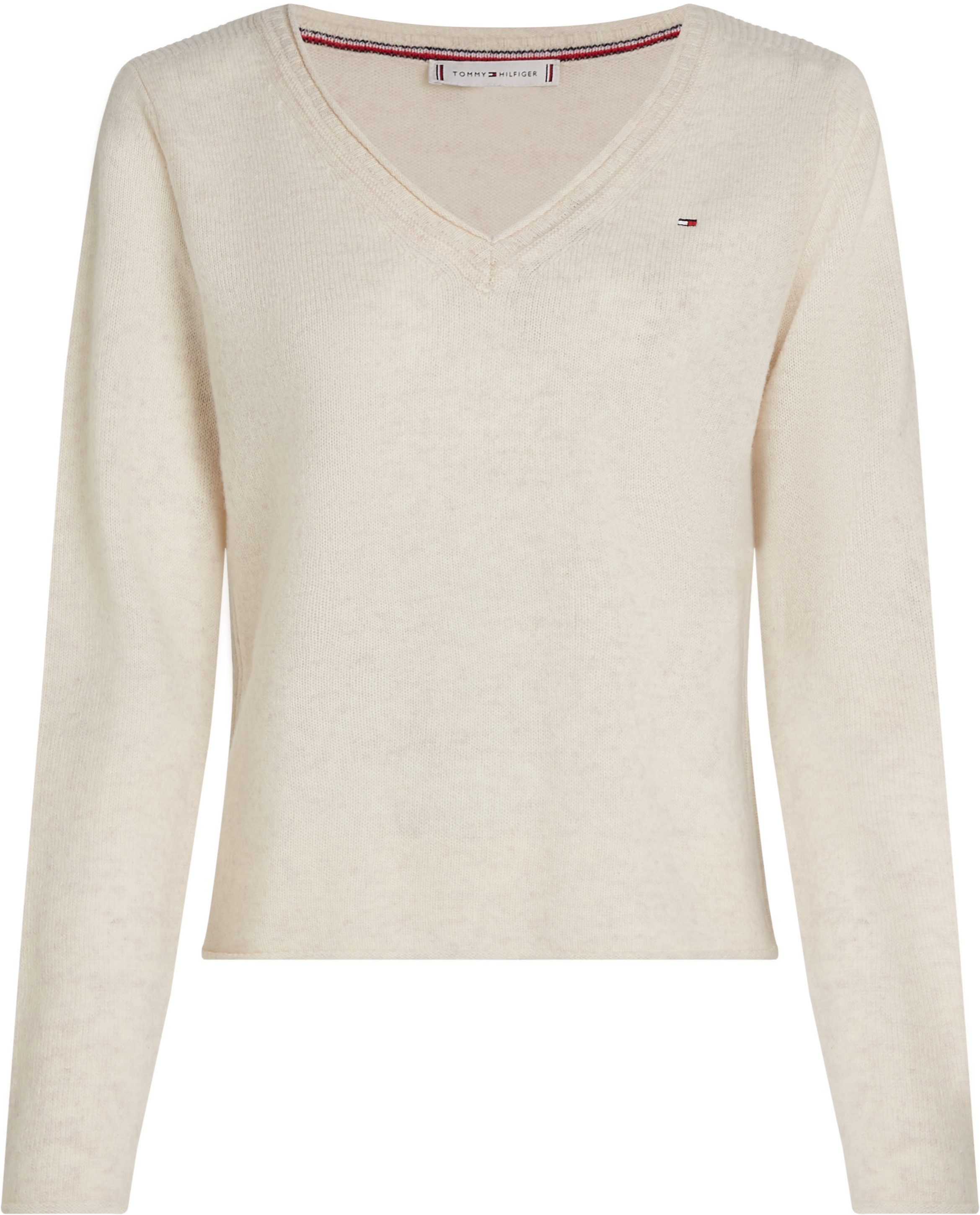 Tommy Hilfiger Gebreide trui SOFT WOOL V-NK SWEATER