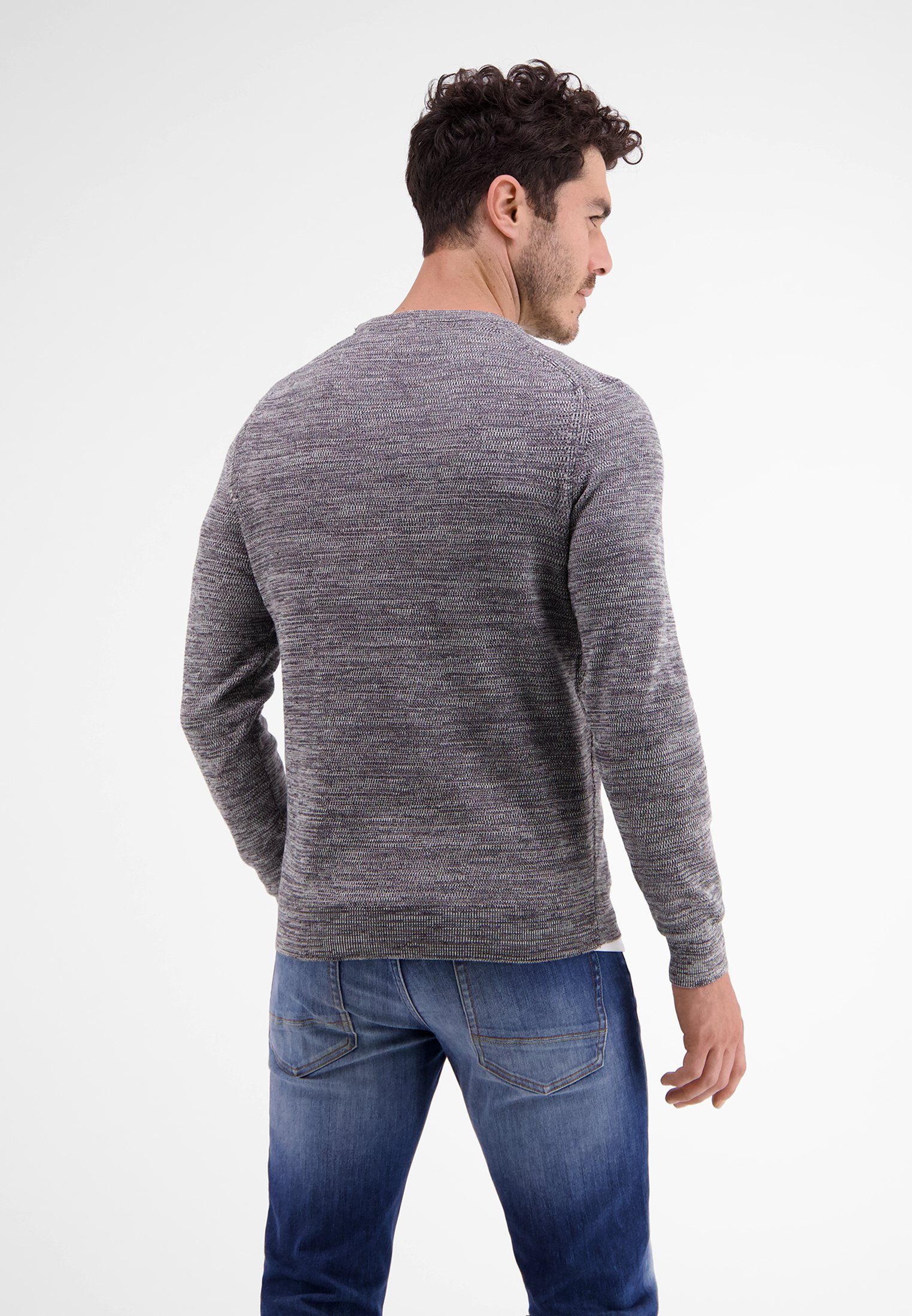 Lerros Gebreide trui LERROS crewneck gebreide pullover