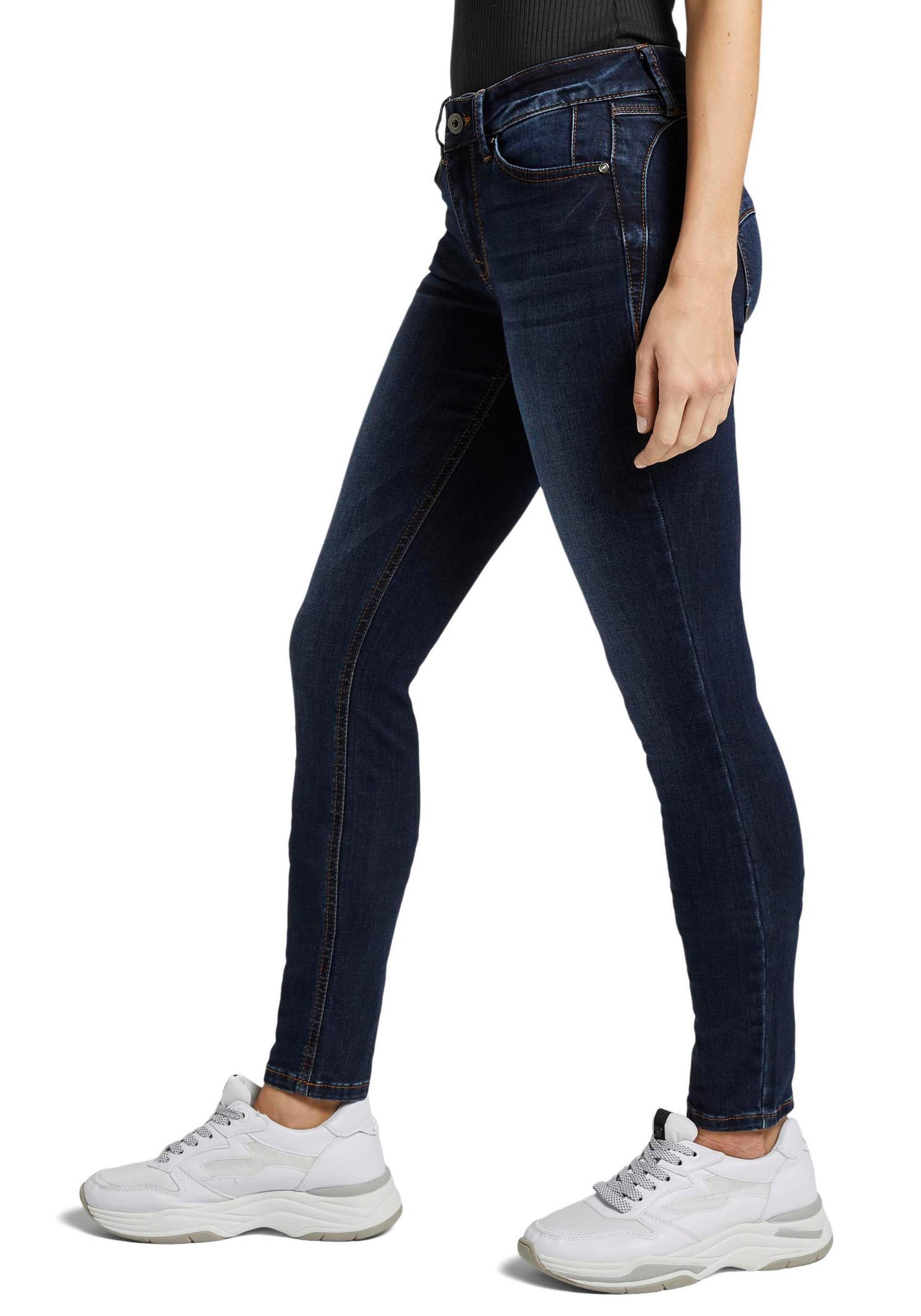 Tom Tailor Denim Skinny fit jeans JONA met sterke wassing en whiskering