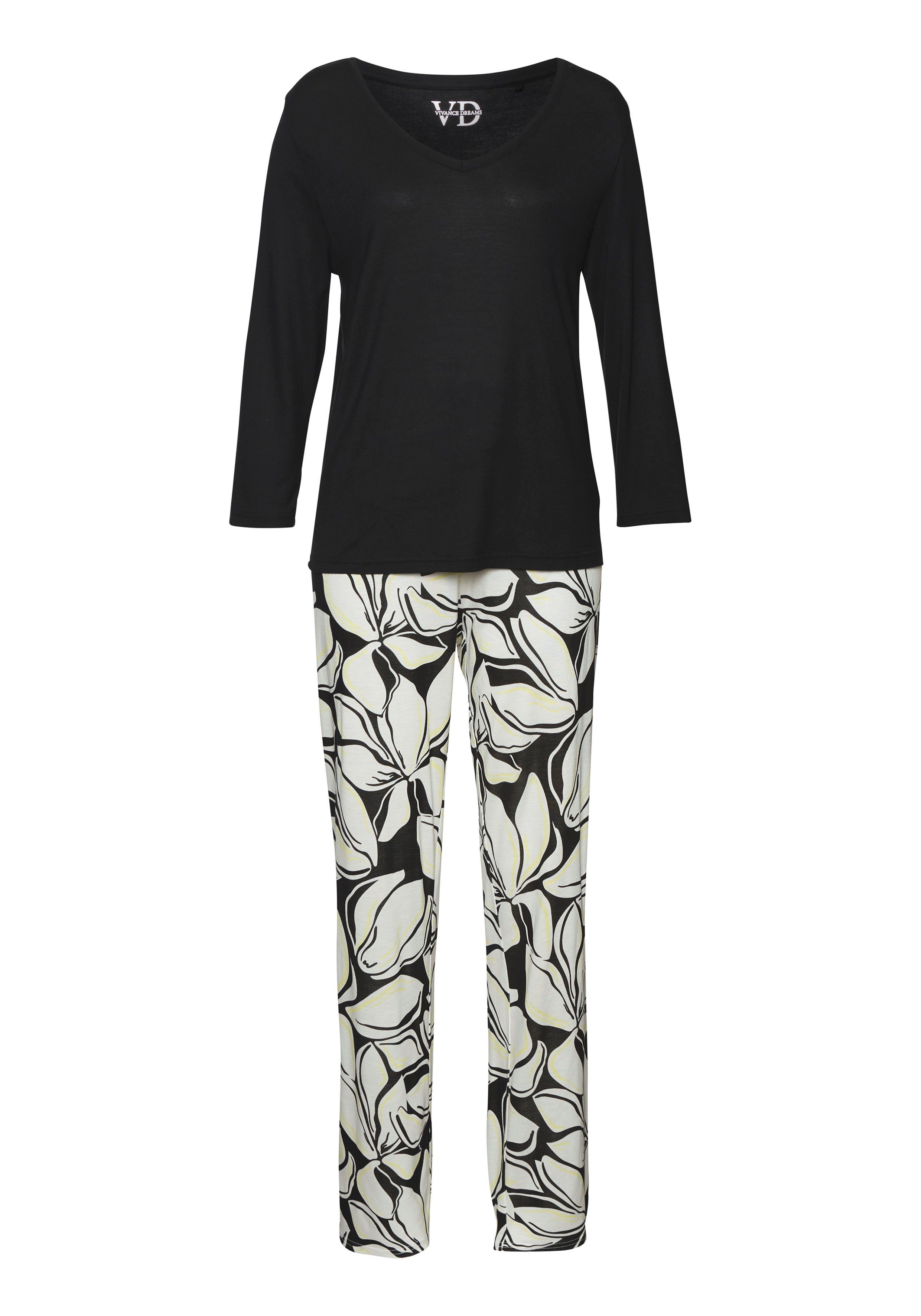 Vivance Dreams Pyjama met print all-over (2-delig)