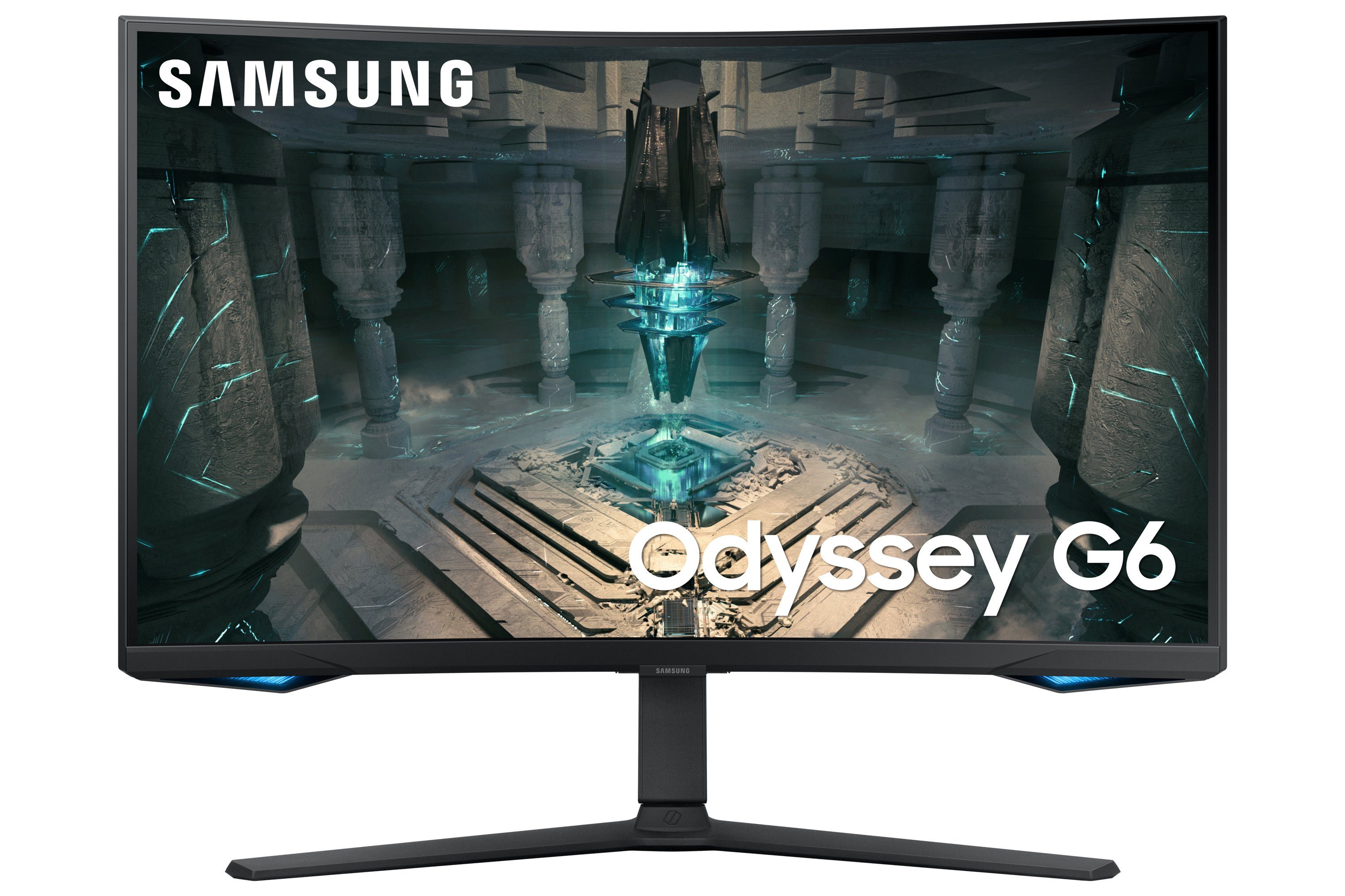 Samsung Curved-gaming-ledscherm Odyssey G6B S32BG650EU, 81,3 cm / 32", Quad HD monitoren zwart