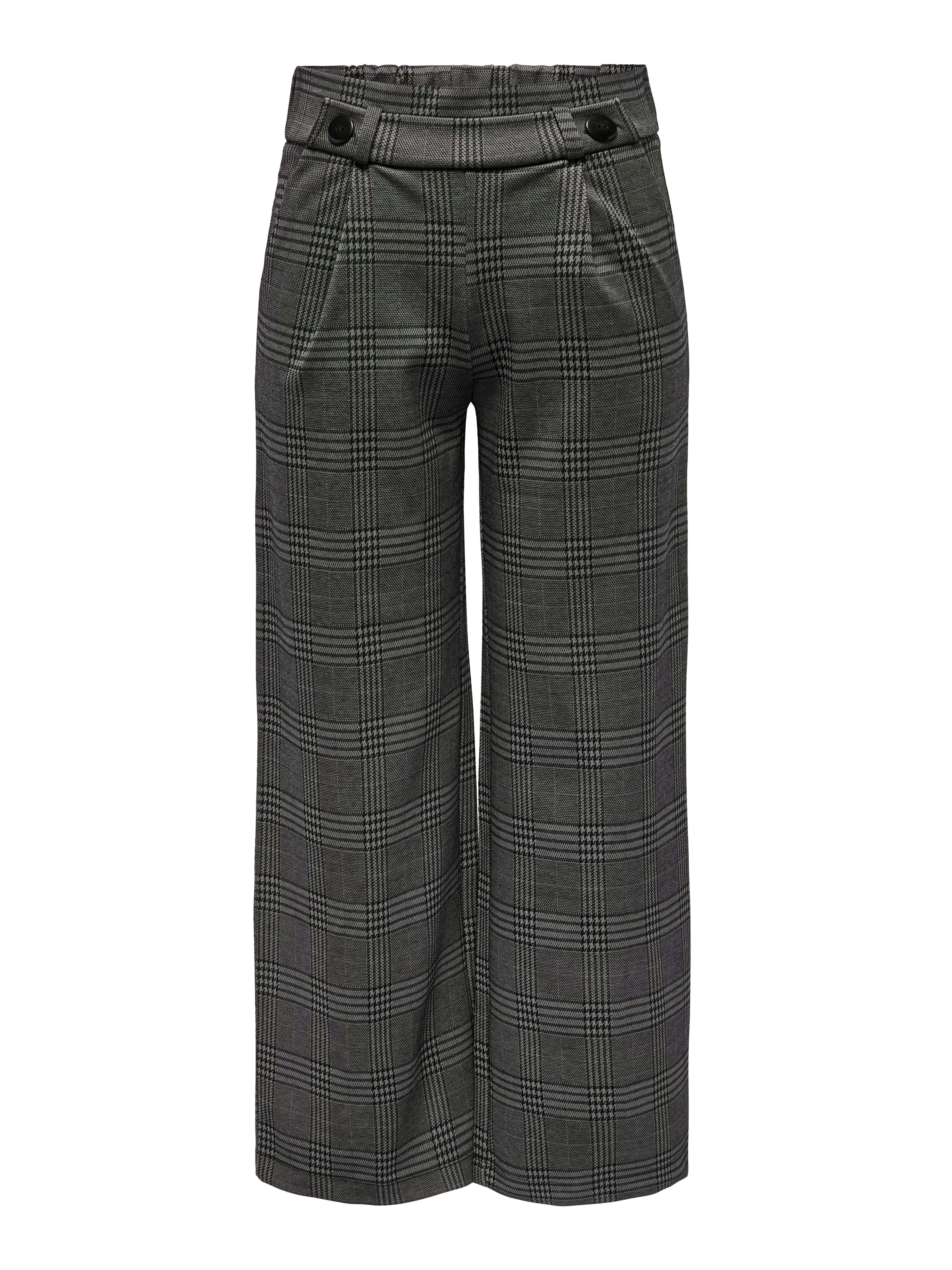 JDY Pantalon JDYGEGGO MIA LONG CHECK PANT JRS NOOS