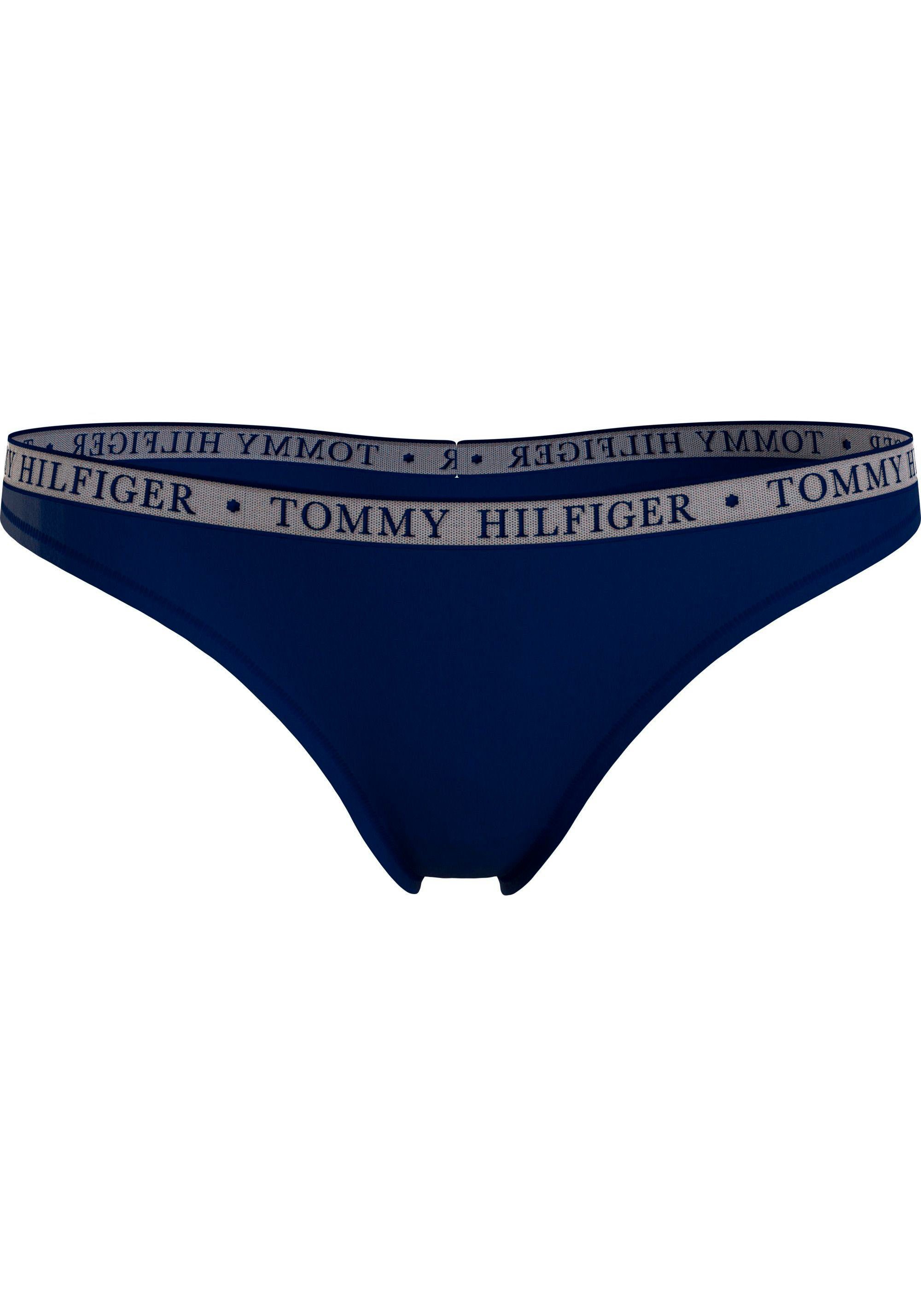 Tommy Hilfiger Underwear Slip LACE 3P THONG (EXT SIZES) met tommy hilfiger logoband (Set van 3)