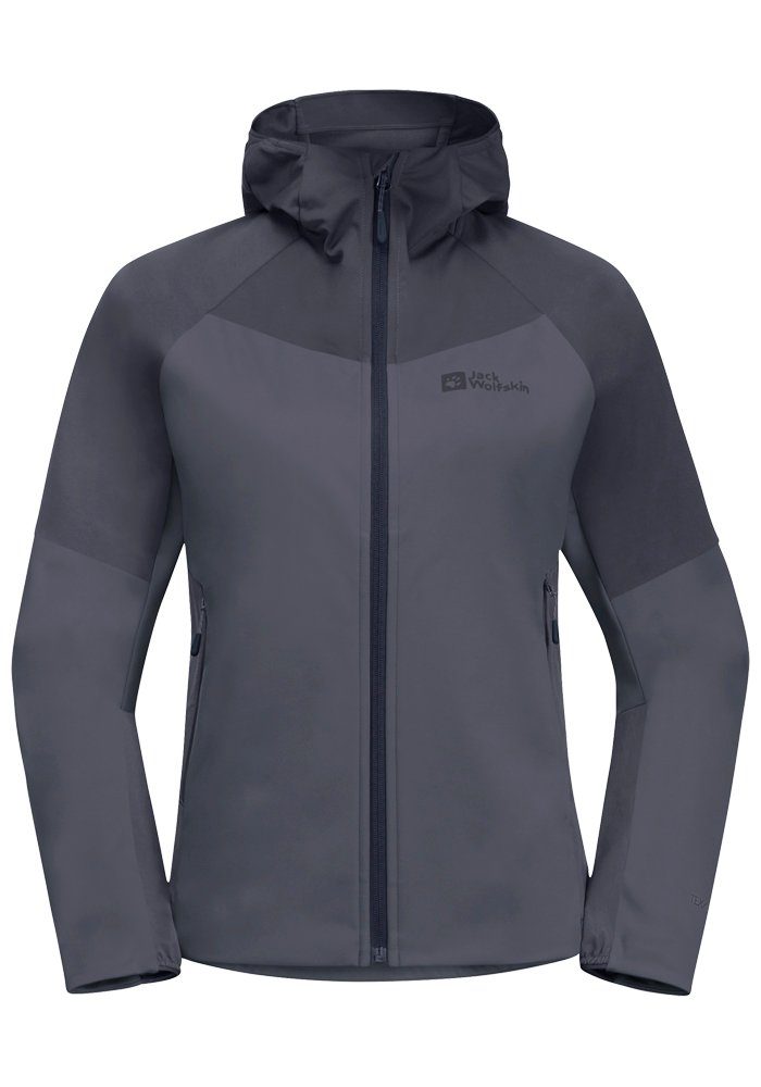 Jack Wolfskin Outdoorjack BRISSTAL HOODY W
