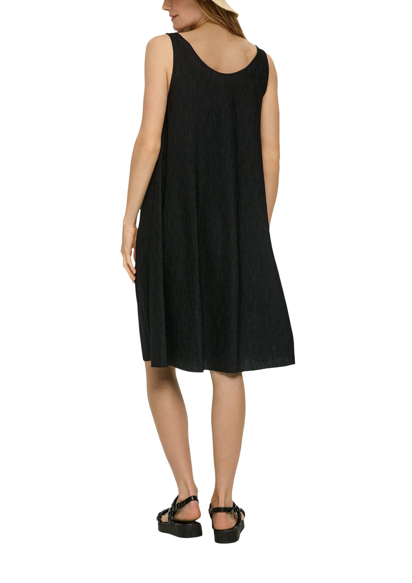 s.Oliver Zomerjurk in gekreukte look