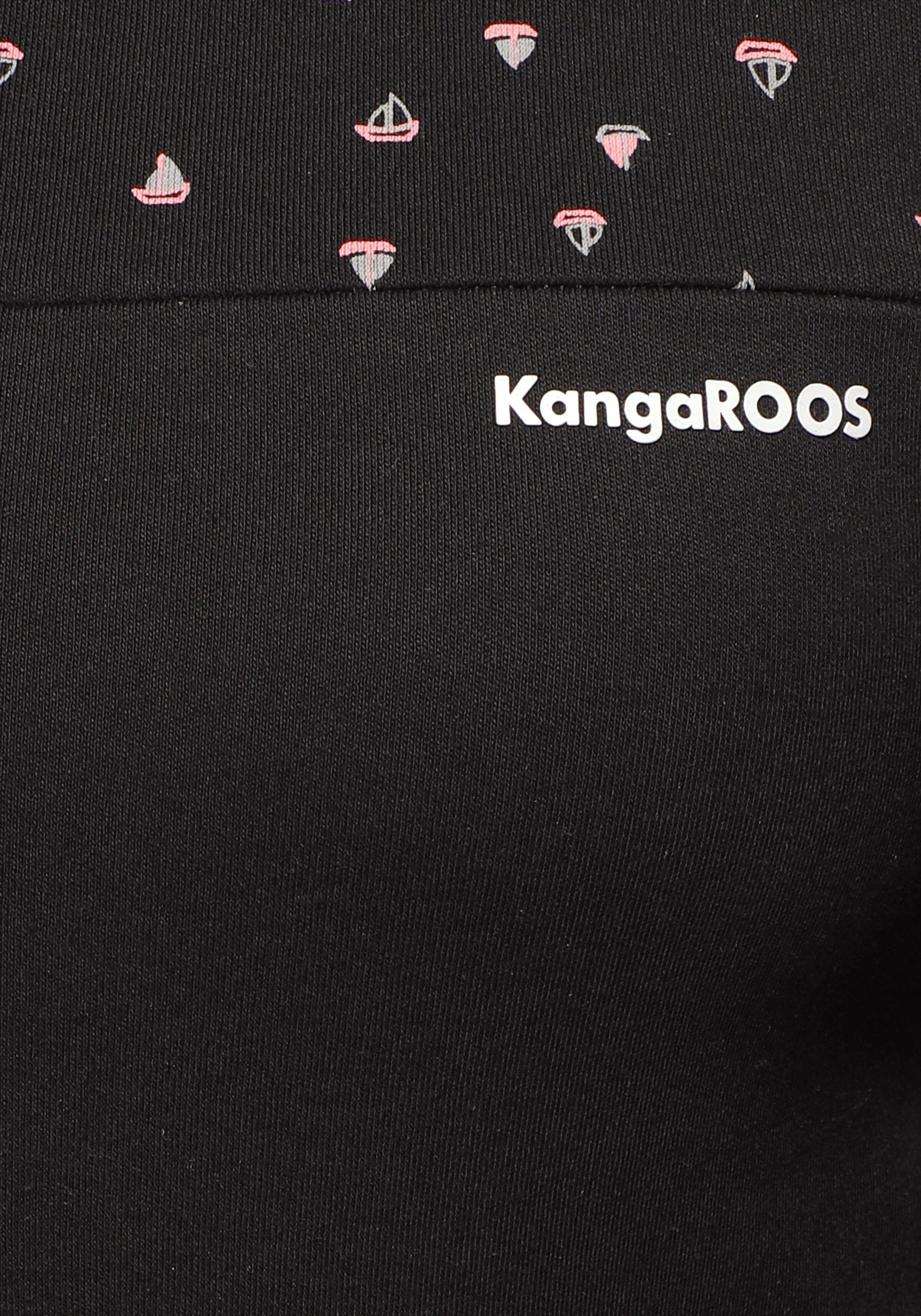 KangaROOS Hoodie Lange mouwen, figuurvolgende snit, van katoen, met capuchon